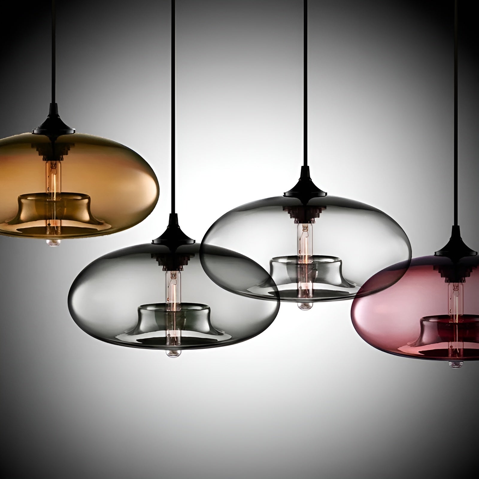 LumiDawn – Glass Pendant Light with Elegant Ambient Glow