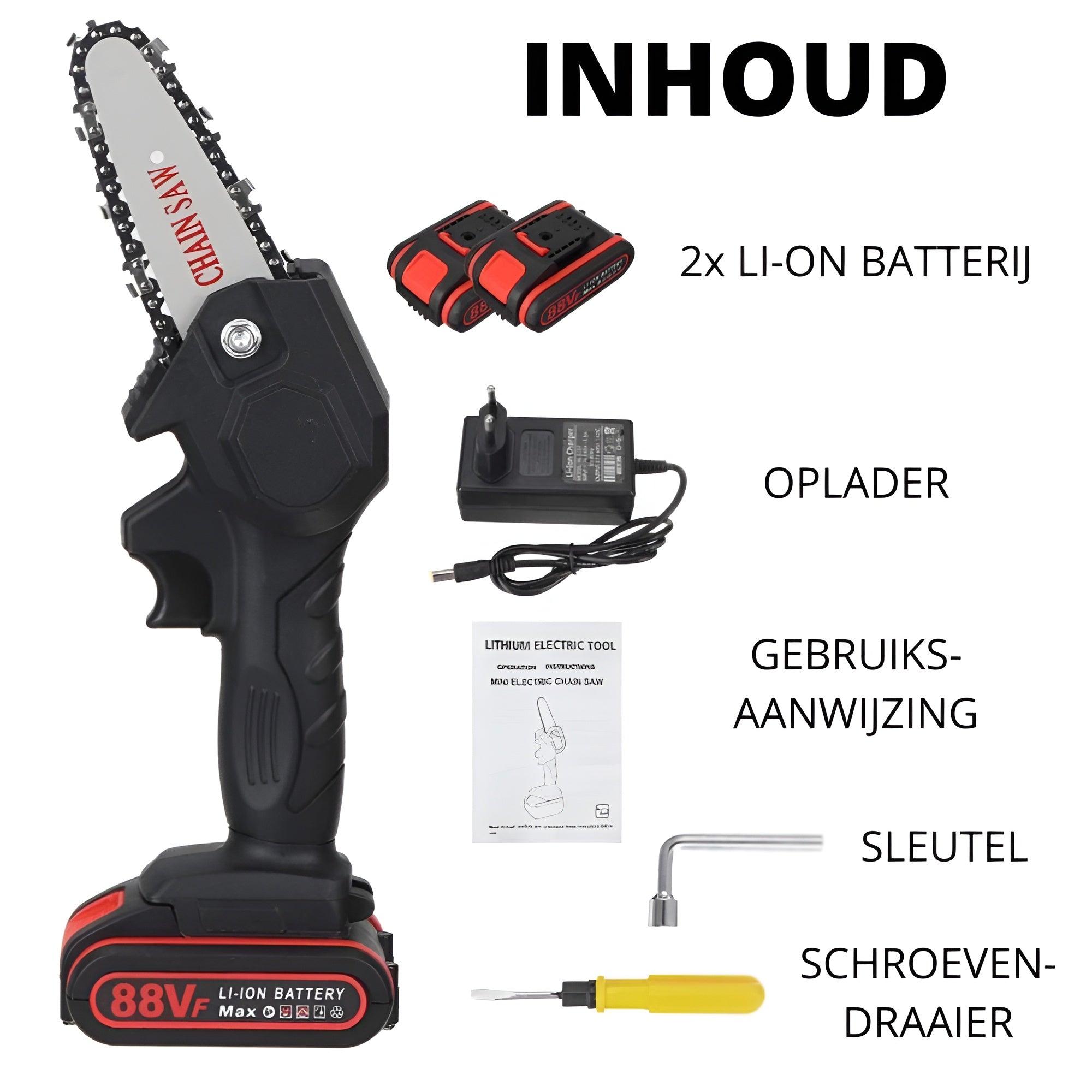 Arborix – Battery Powered Mini Chainsaw for Pruning and Garden Care