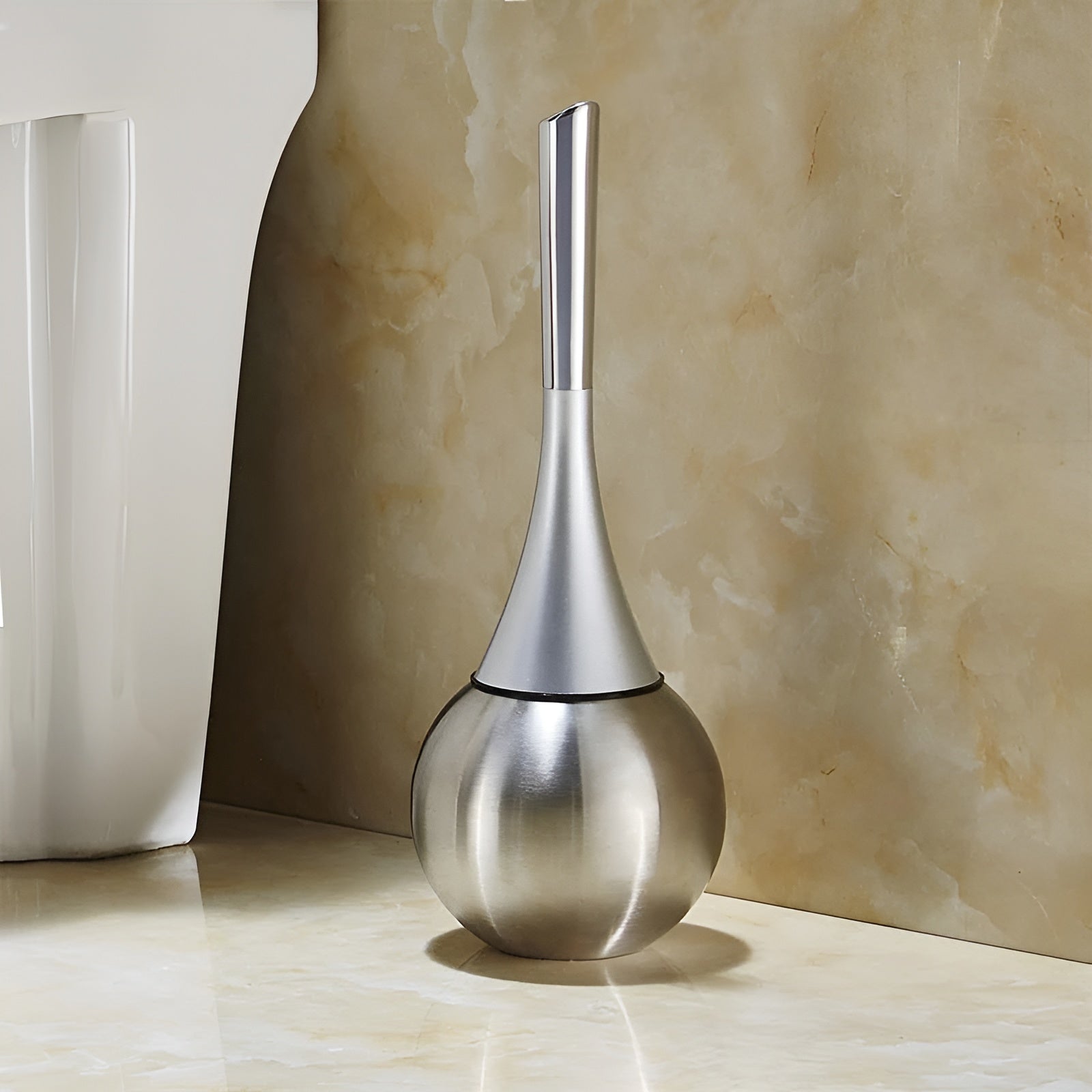 LustraClean – Toilet Brush Hygienic Modern Splash Resistant Bathroom Tool