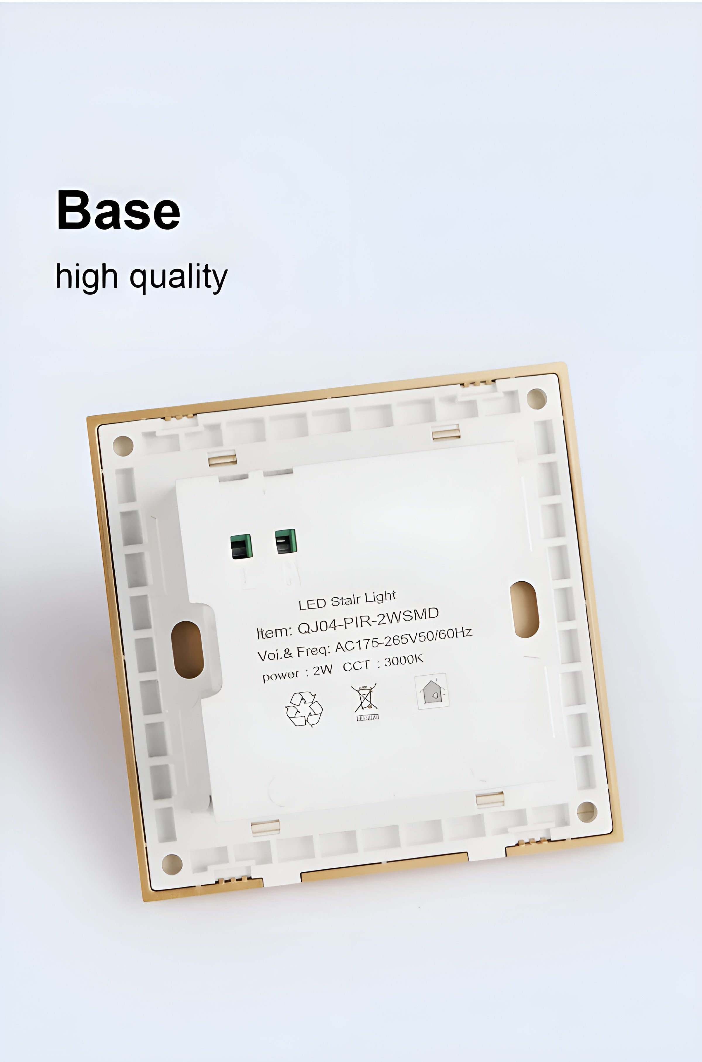 LumiStep – Recessed Motion Sensor Stair Light a LED Wall Pathway Lamp