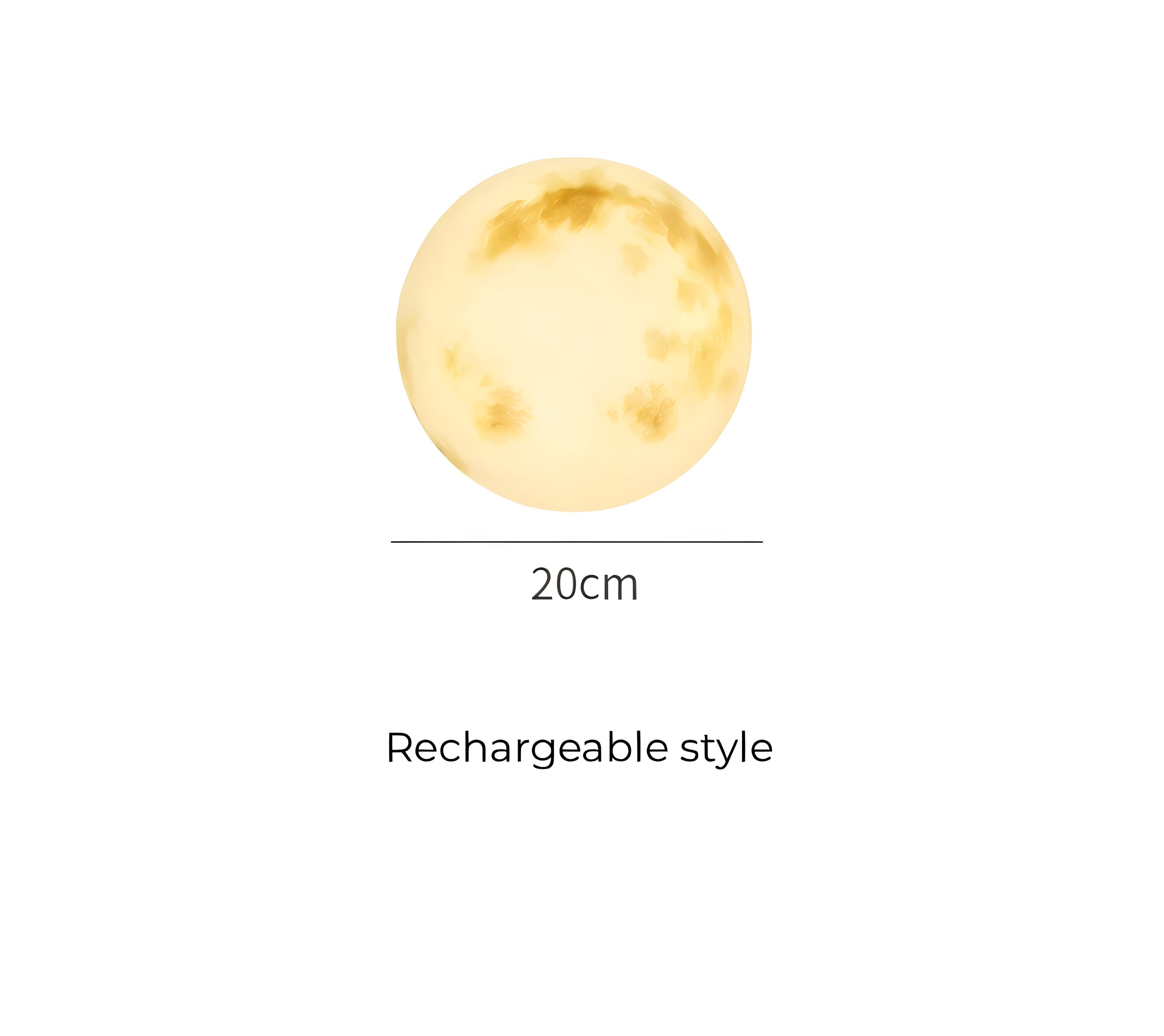 LunaLumena – Solar Moon Garden Light a Warm LED Outdoor Decoration