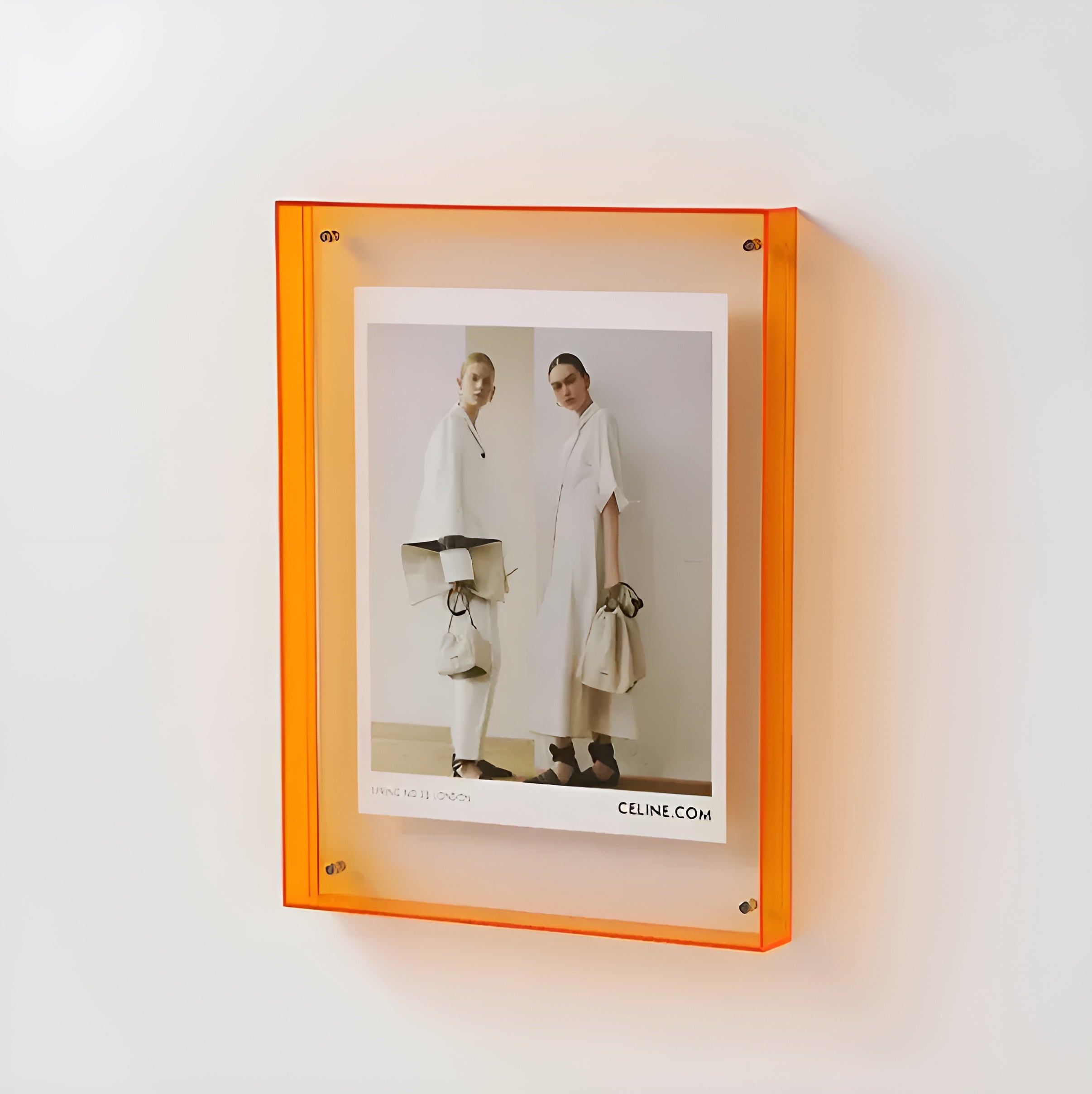LumiClear – Modern Acrylic Photo Frame for Wall or Desk Display Minimalist Design