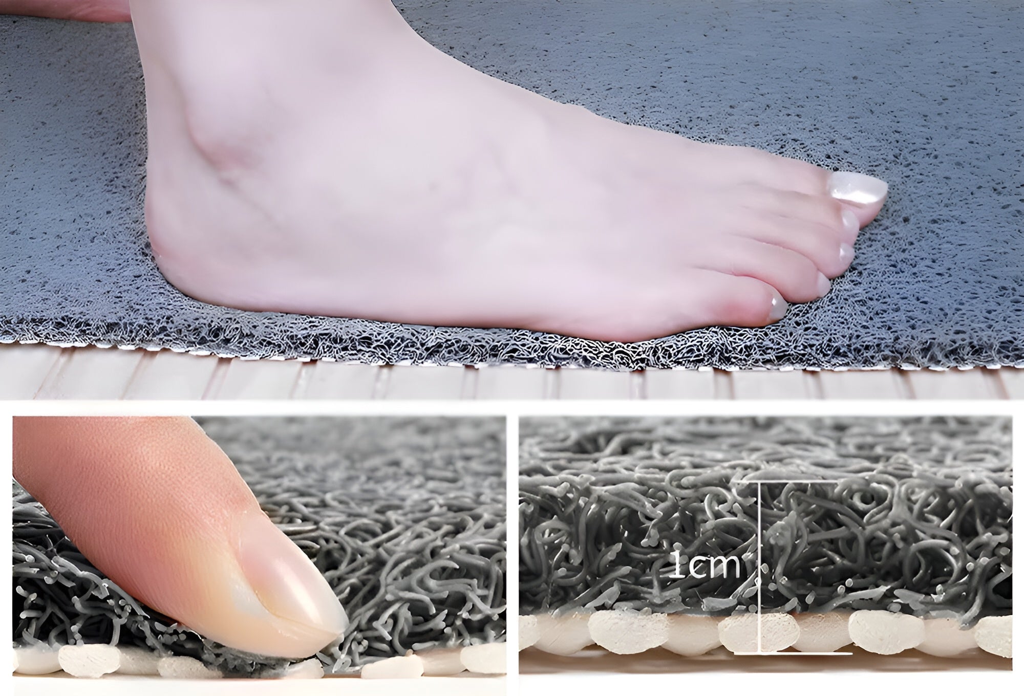 Auralux – Soft Anti Slip Shower Mat for Bathroom Safety Cushioned Quick Dry Mold Resistant Surface