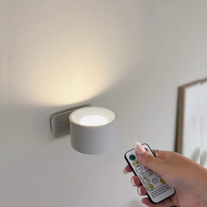 OrbitGlow – Wireless 360° LED wall light for modern living