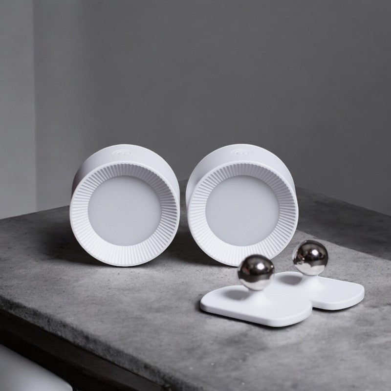 OrbitGlow – Wireless 360° LED wall light for modern living