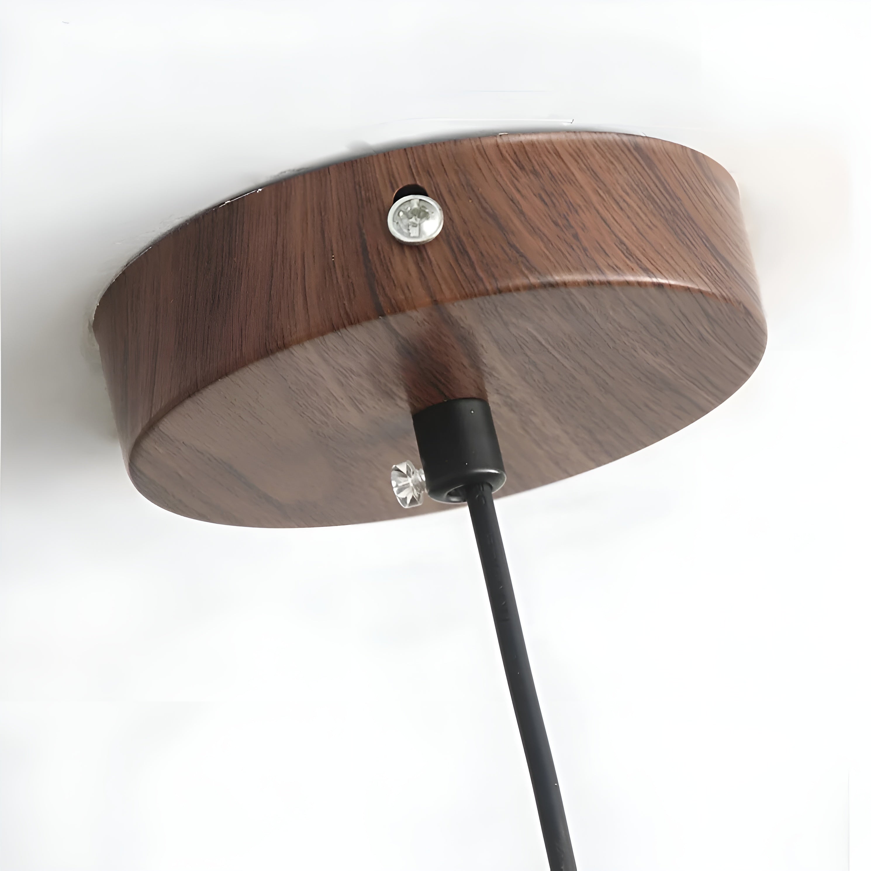 Zenora – Japanese Wabi-Sabi Walnut Ceiling Lamp for Peaceful Modern Interiors
