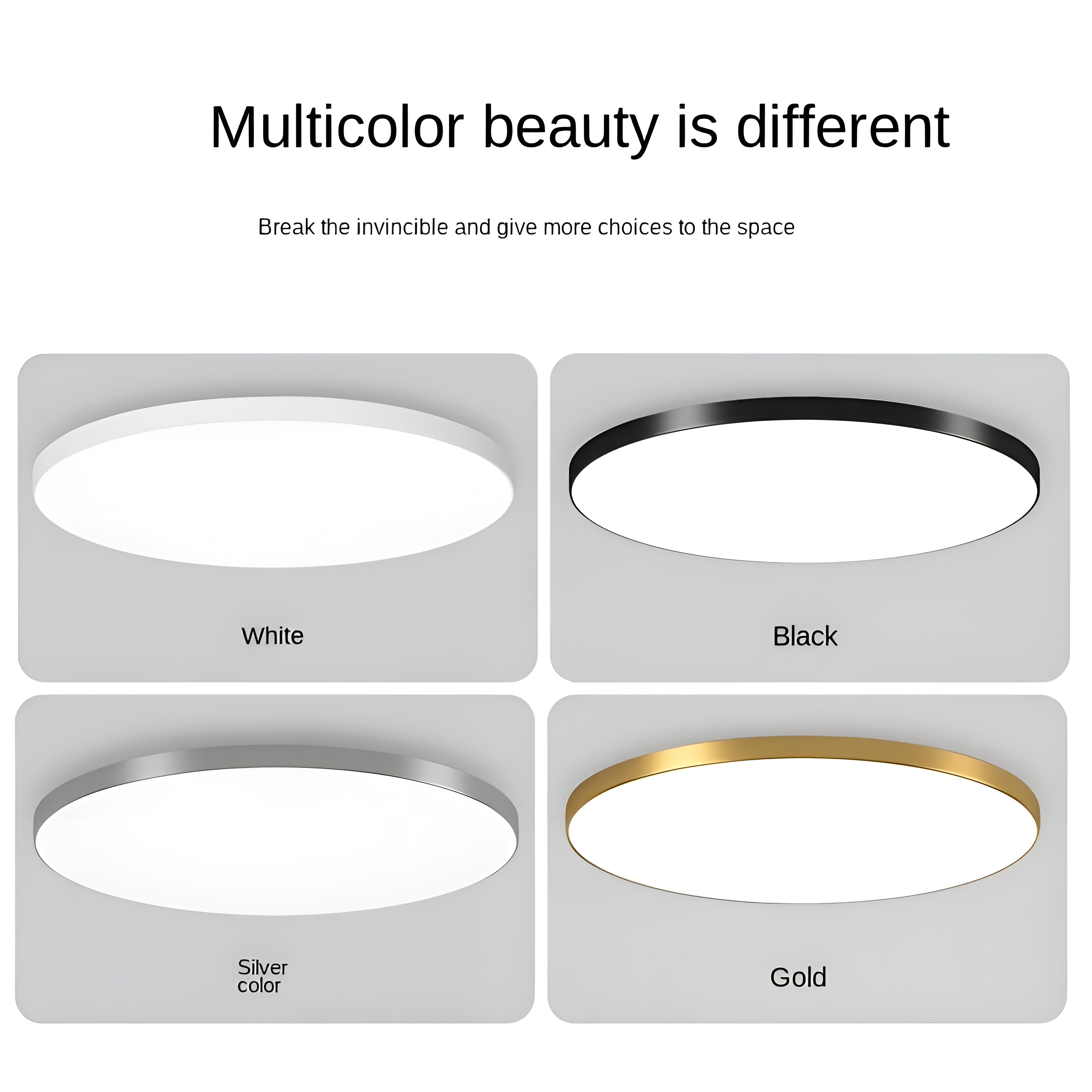 AuriLite – Minimalist Round LED Ceiling Light - Modern Energy-Saving Home Lighting