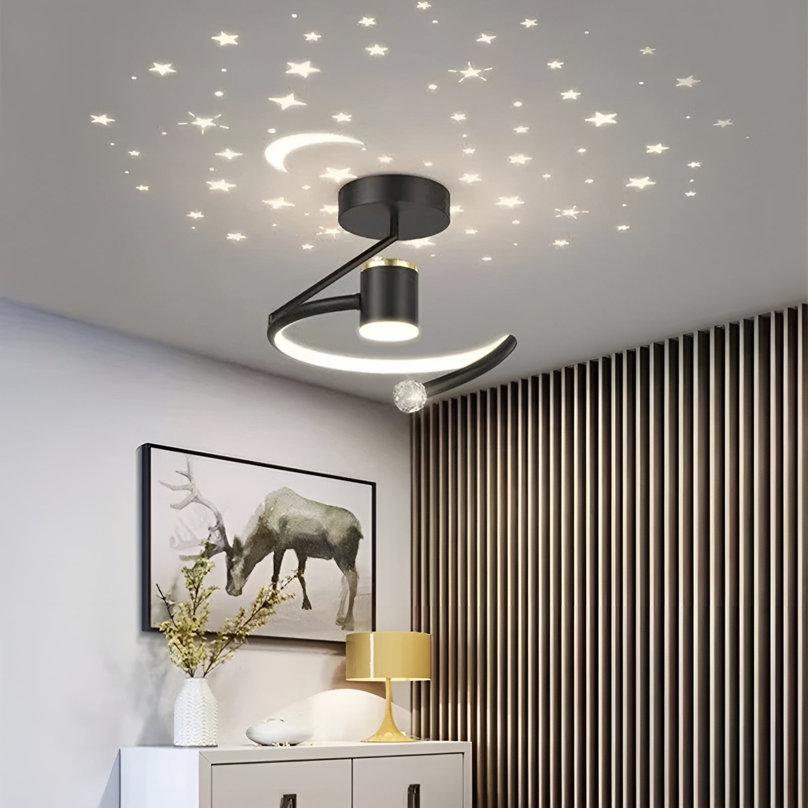 StellaGlow – LED Starry Sky Ceiling Light for Kids and Living Rooms