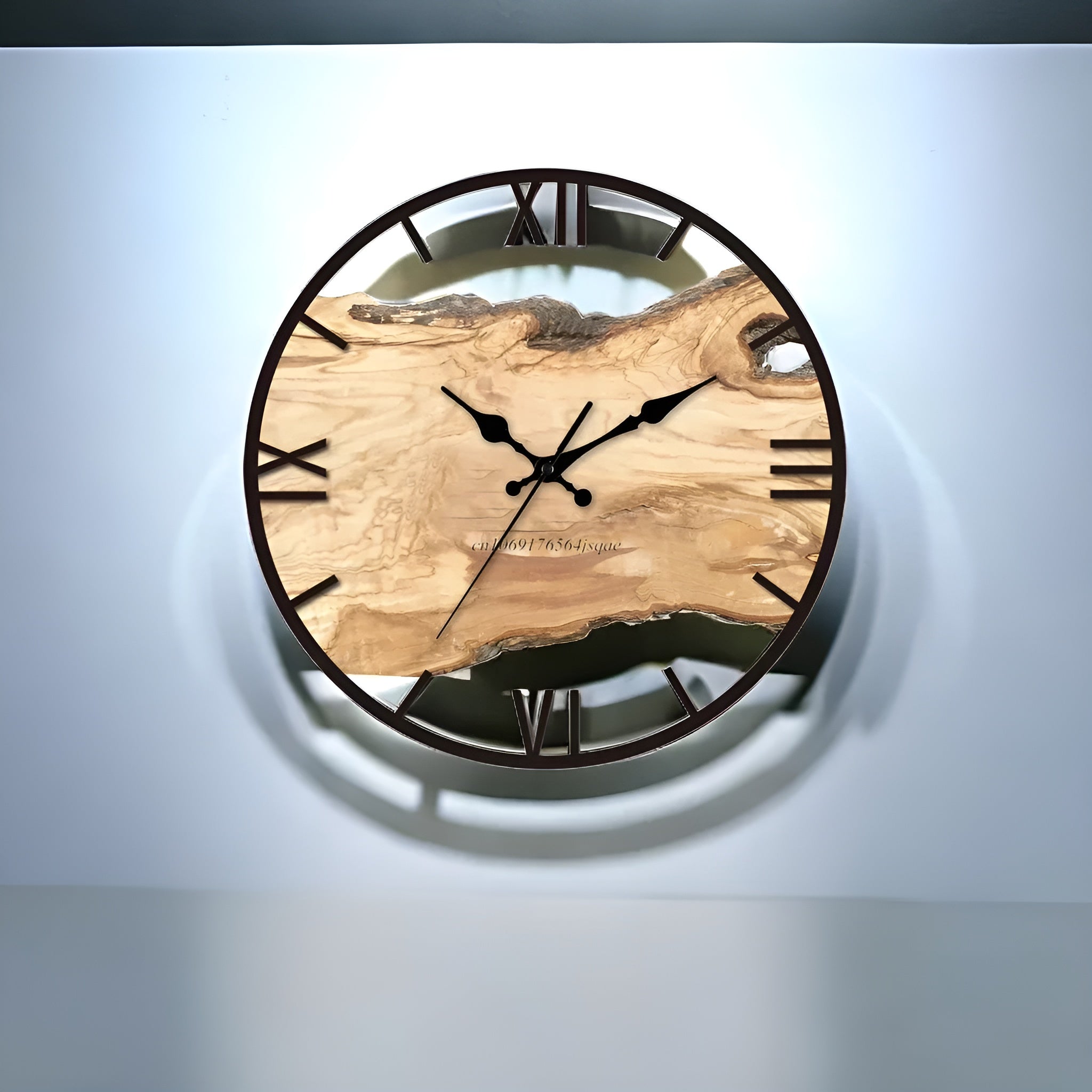 ClearAura – Transparent Wall Clock with Modern Minimalist Design