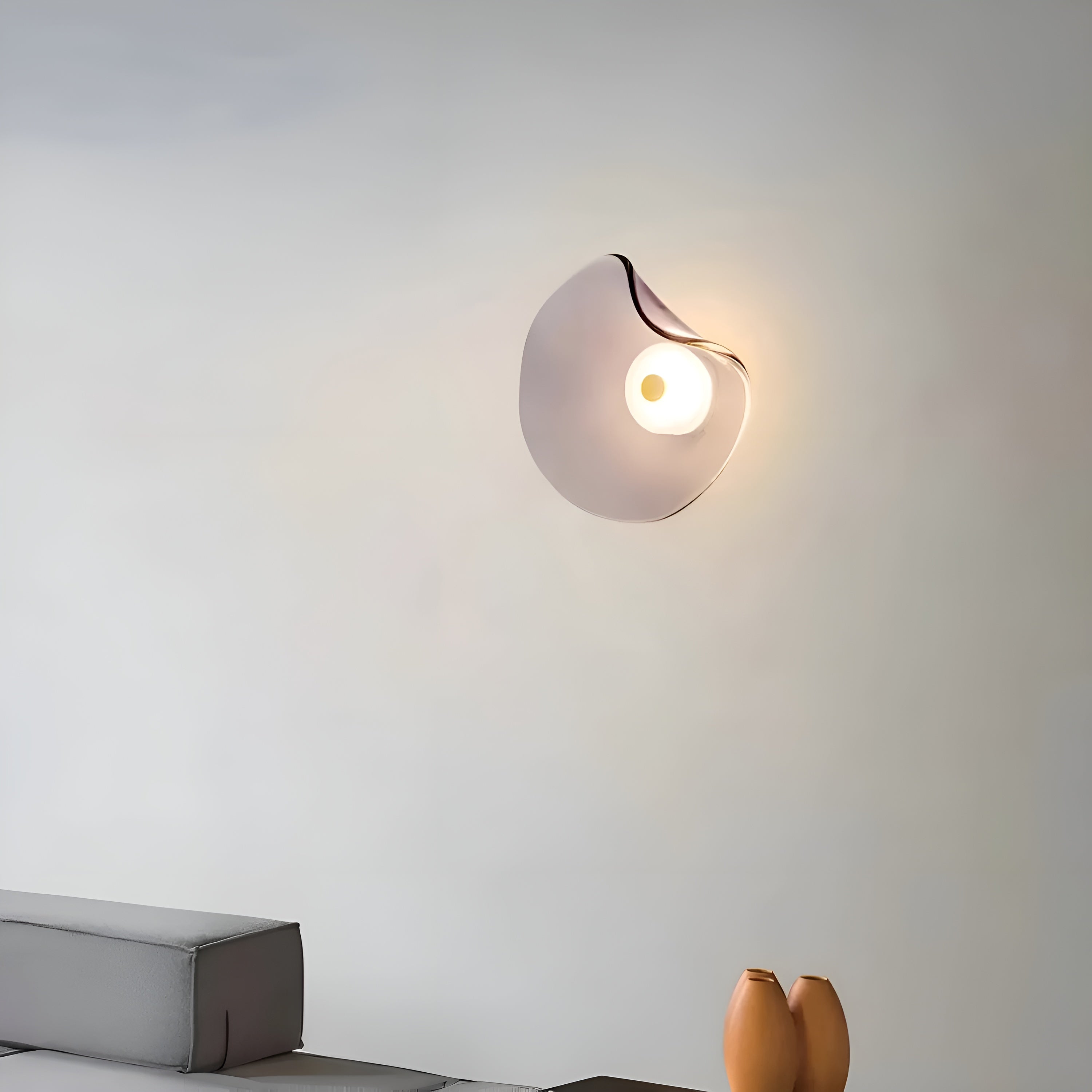 LumiVista – Nordic LED Glass Wall Lamp Modern Minimalist Home Lighting