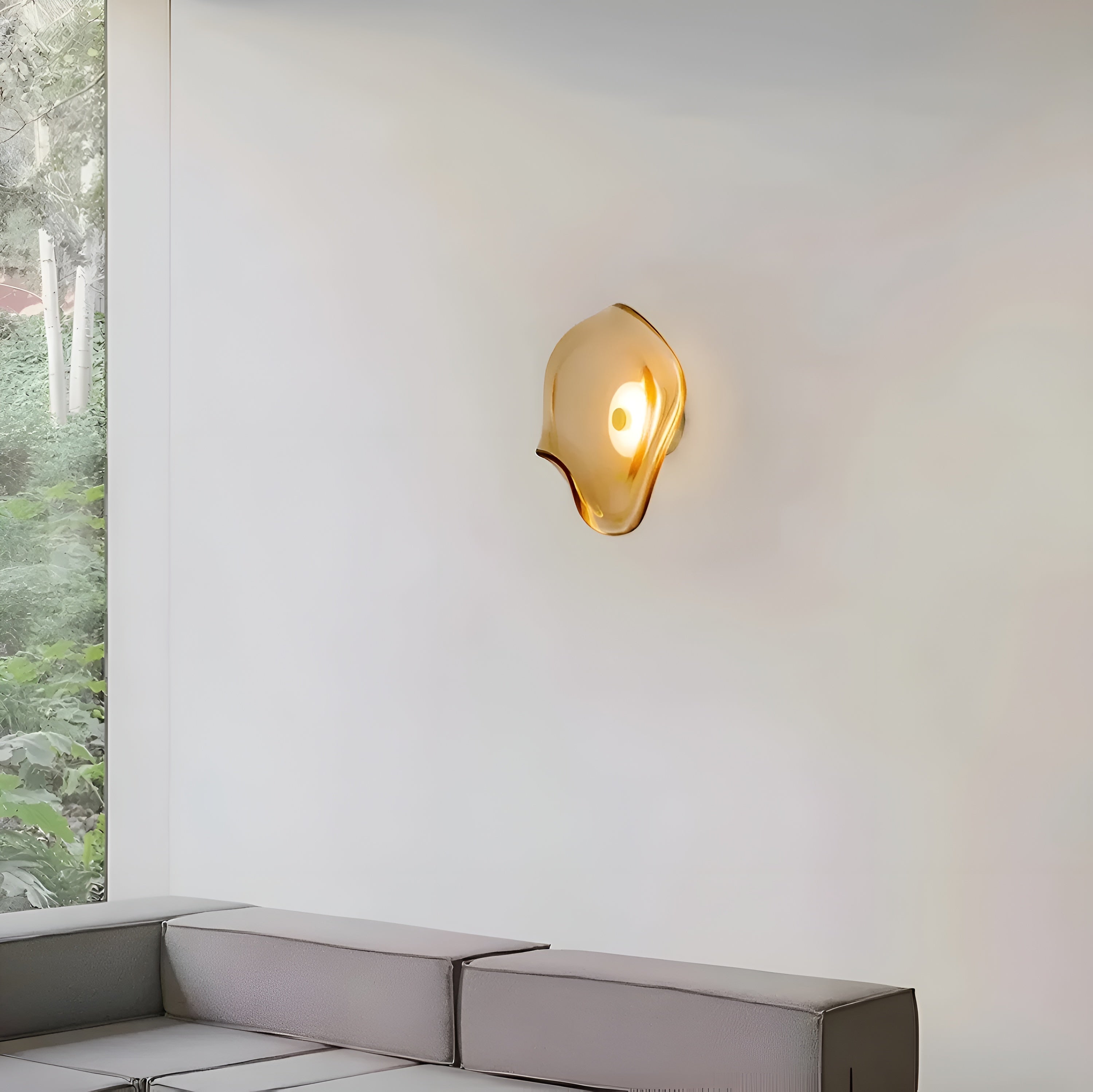 LumiVista – Nordic LED Glass Wall Lamp Modern Minimalist Home Lighting