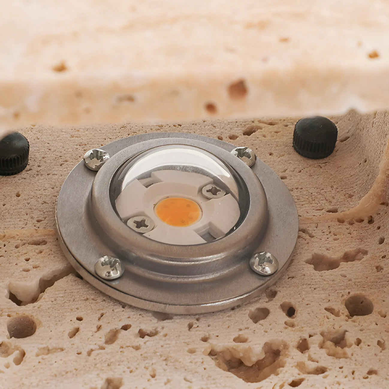 TerraGlow – Travertine Outdoor Wall Lamp IP65 LED Waterproof Lighting