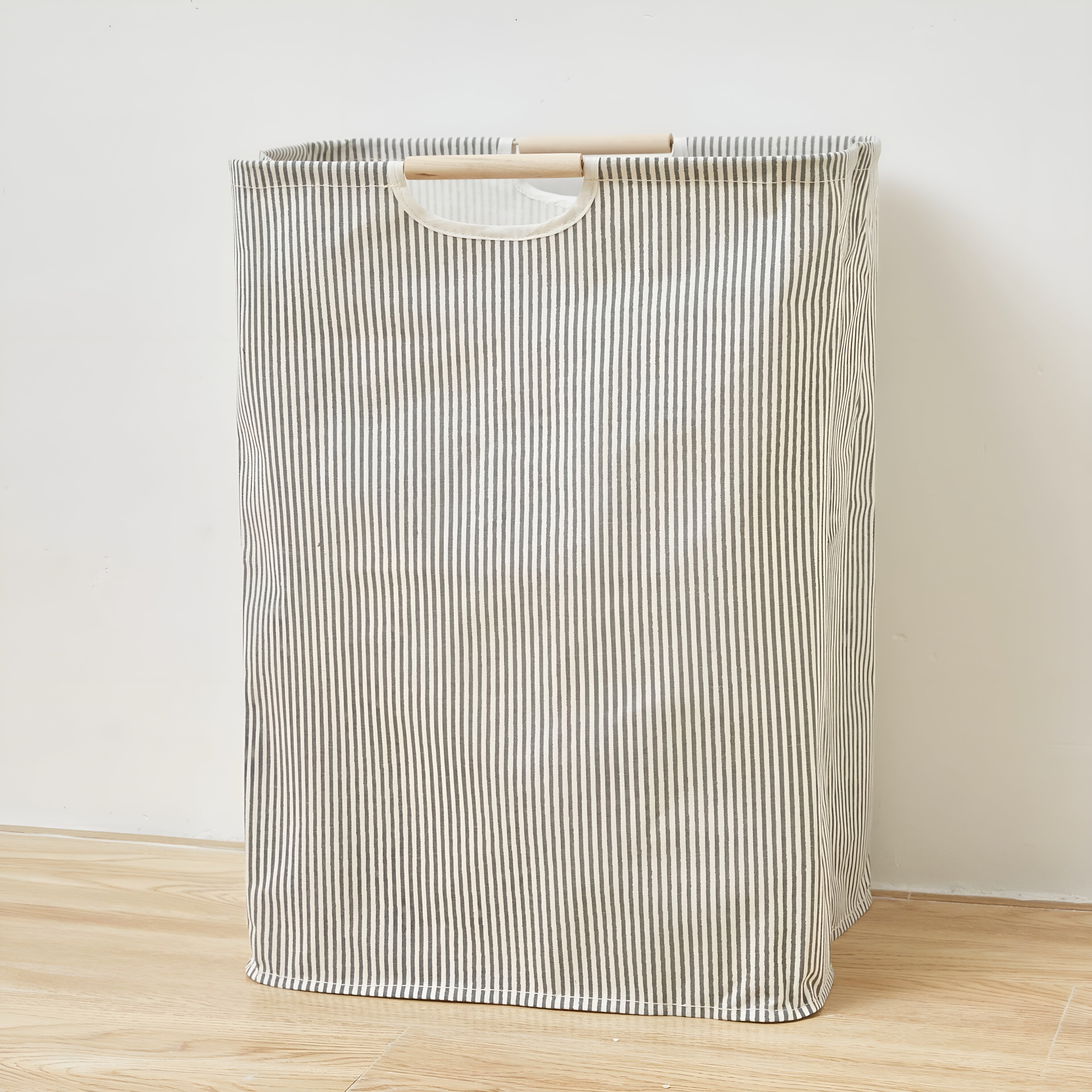 Sindel – Waterproof Laundry Bag, Foldable Cotton Linen Storage Basket with Handles