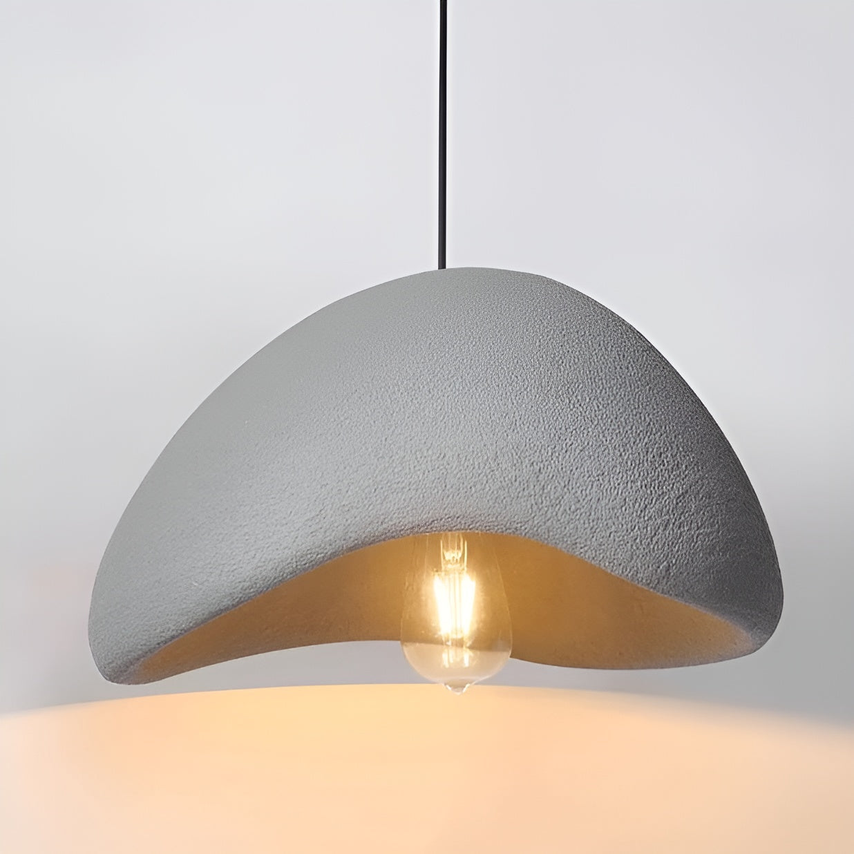 AetherGlow – Wabi Sabi Cloud Japandi Pendant Light for Serene Spaces