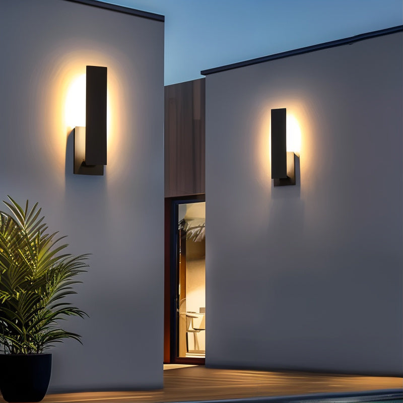 GlowShell – Outdoor waterproof LED wall light for garden & patio