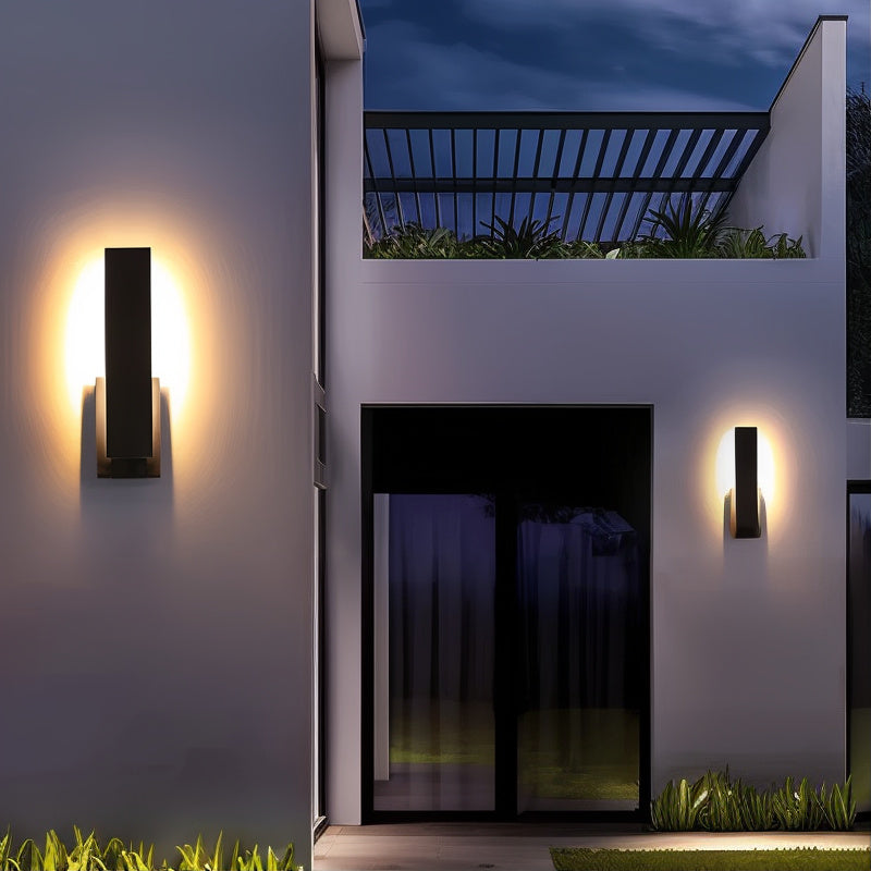 GlowShell – Outdoor waterproof LED wall light for garden & patio