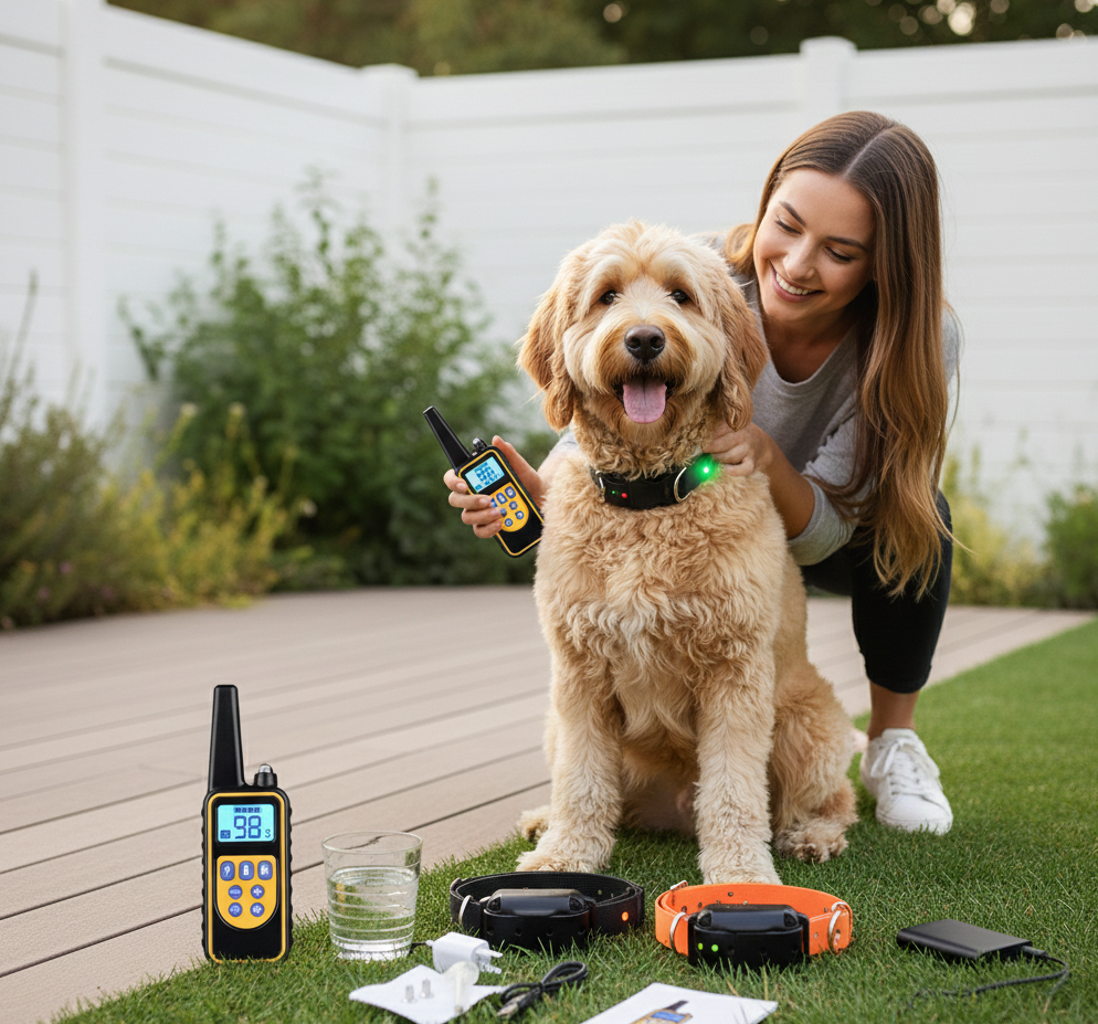 PawSync – Electric Dog Training E-Collar with Remote Control