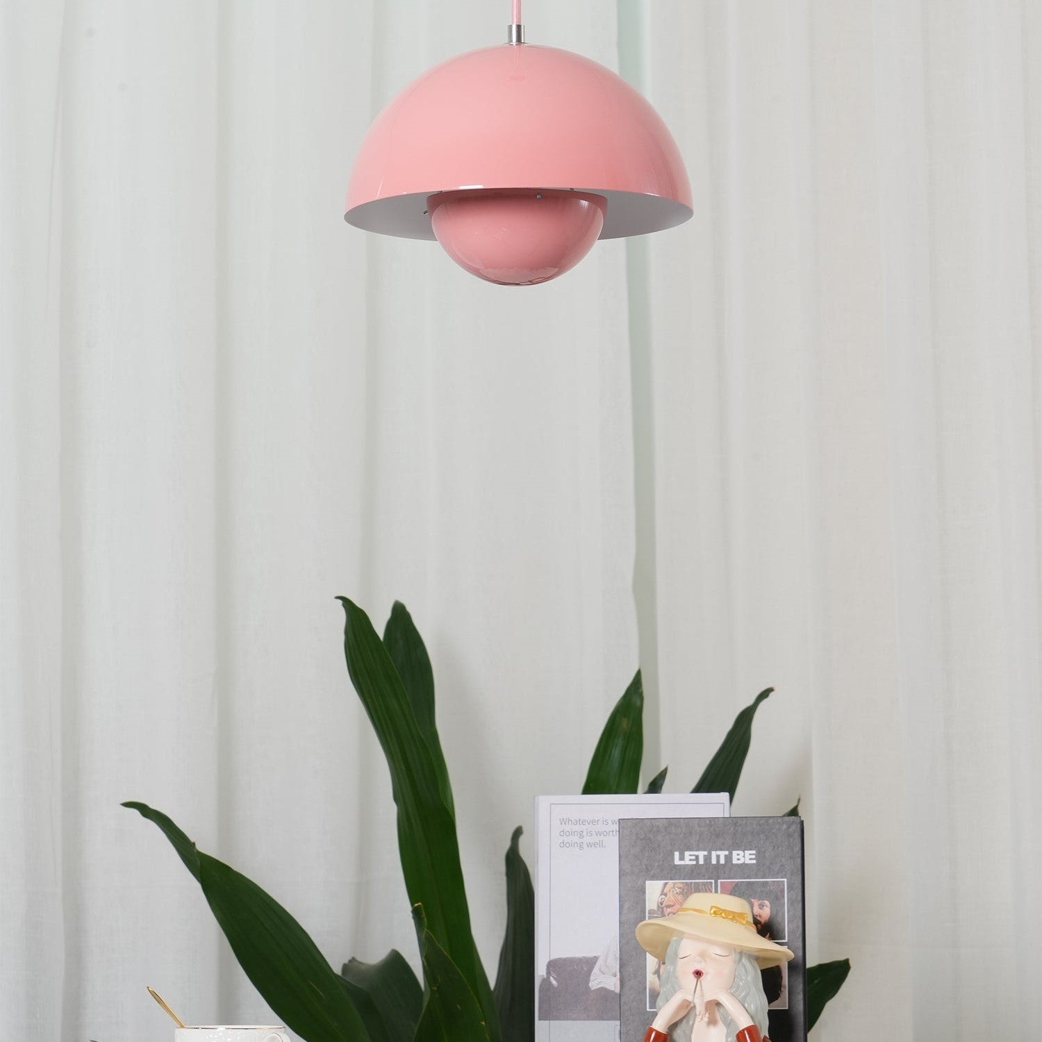 Prismalux - Half-round pendant lamp with warm LED light