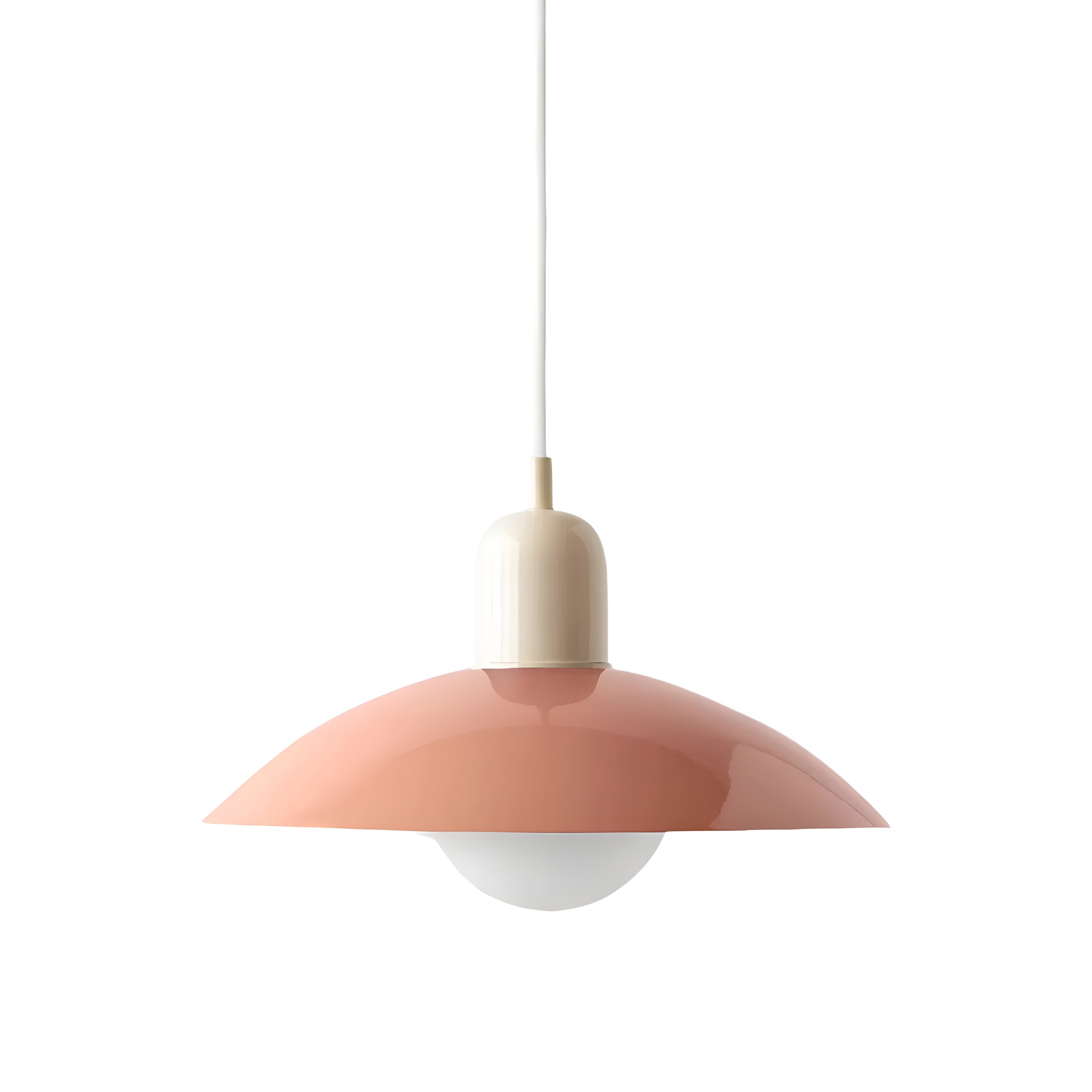 LineaGlow – Nordic Macaron Pendant Light Bauhaus Modern Hanging Lamp Adjustable for Dining Room Kitchen or Café