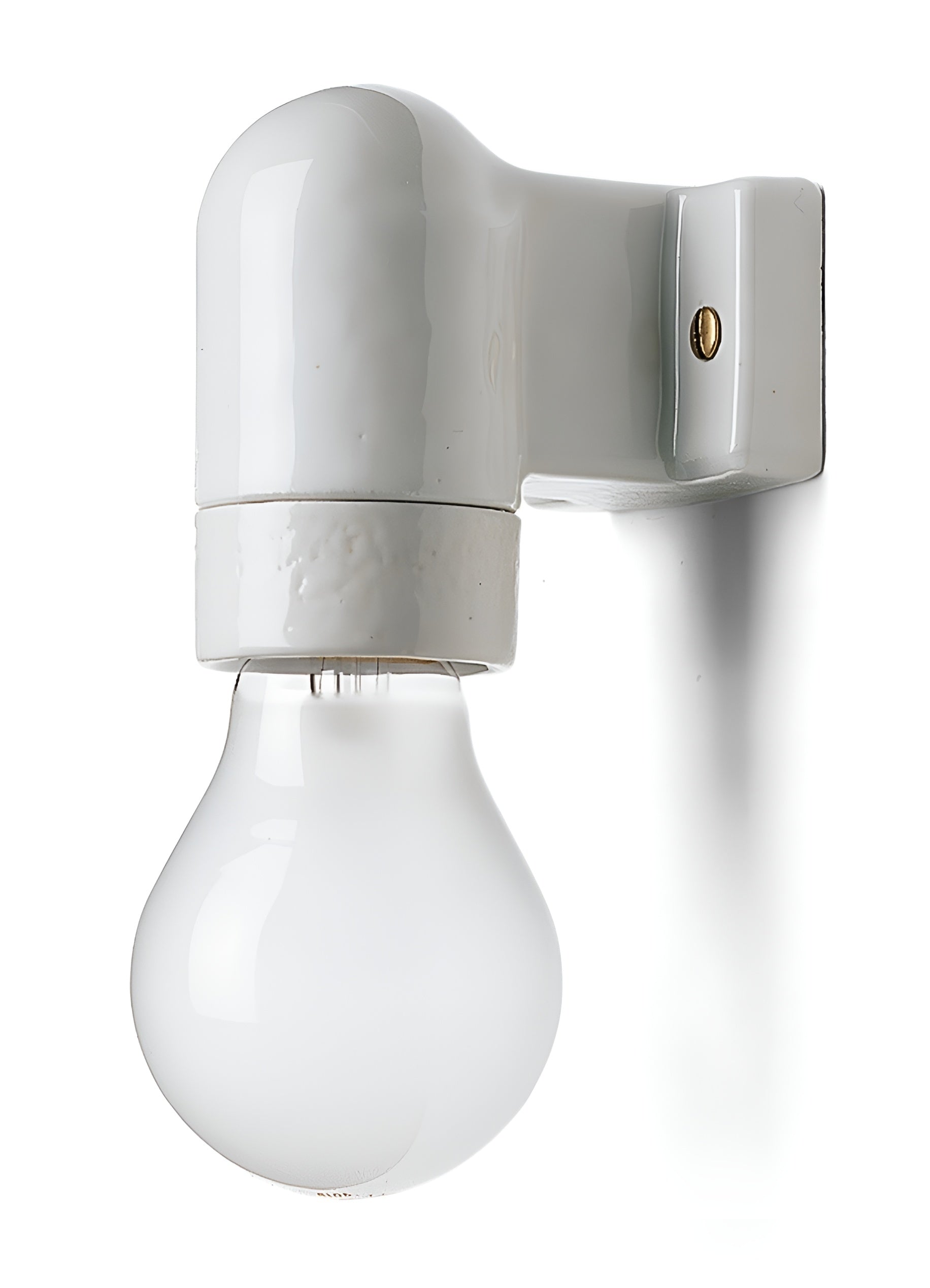 Porcela – Minimal Angled Lamp Holder 90 Degree Porcelain Design