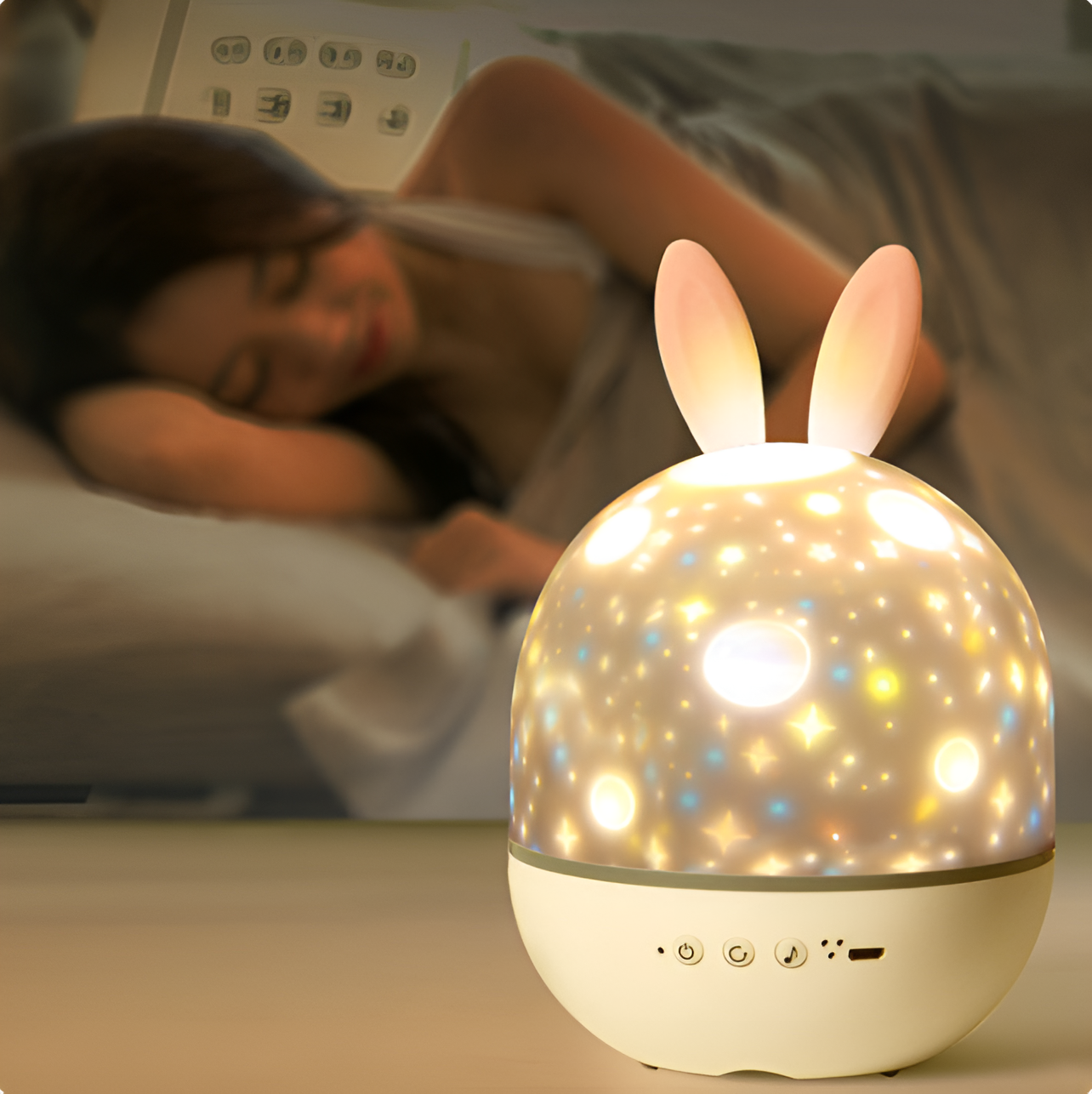 Stellumo – Night Light Projector for Kids with Starry Sky and LED Effects