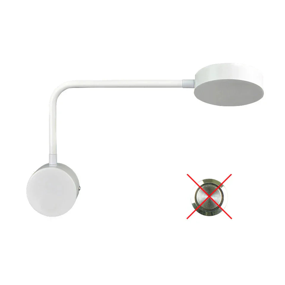 LumoraSpin – Rotating gold LED wall lamp with 350° adjustable light (7W)