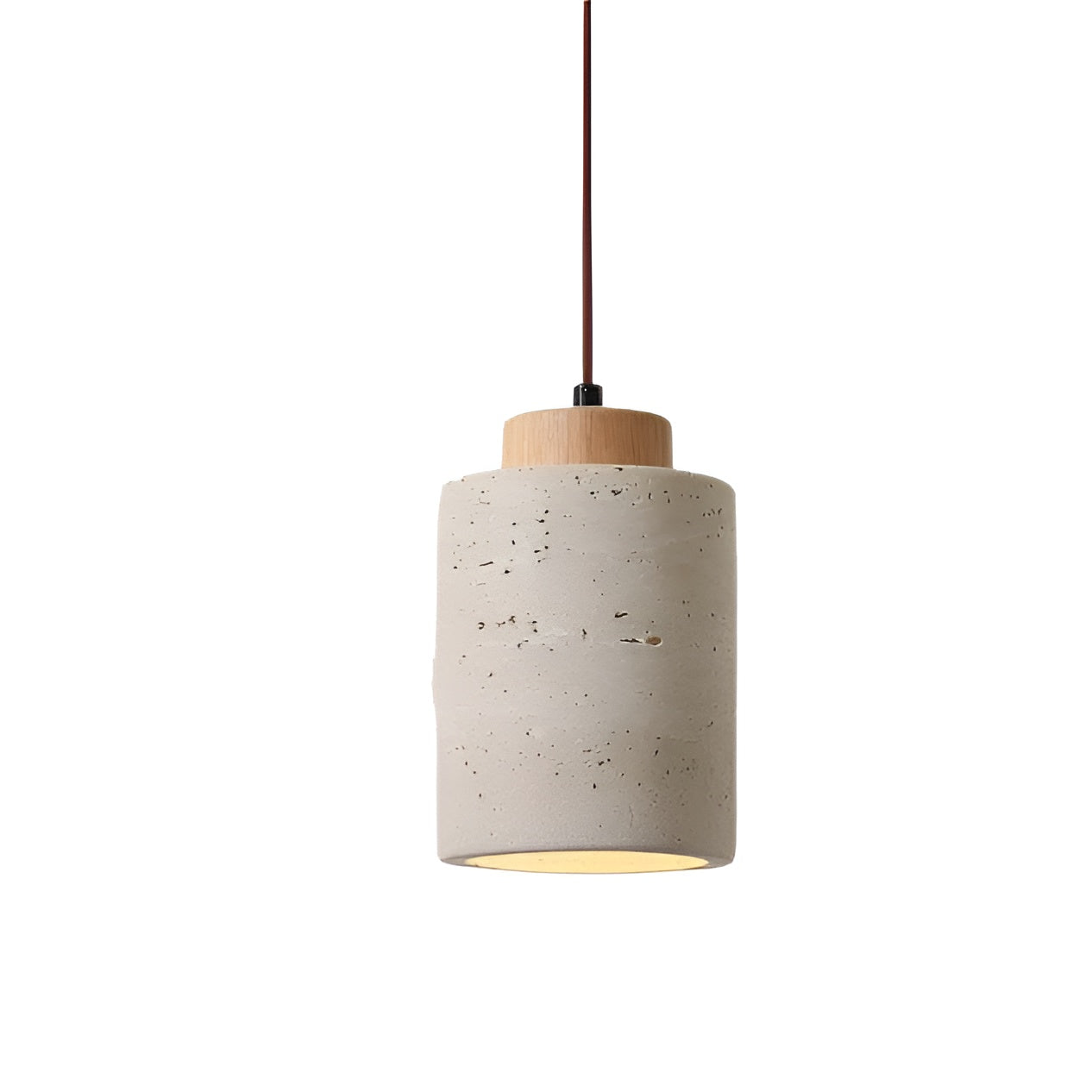 Lunavia – Nordic Travertine Pendant Light with LED for Elegant Minimalist Interiors