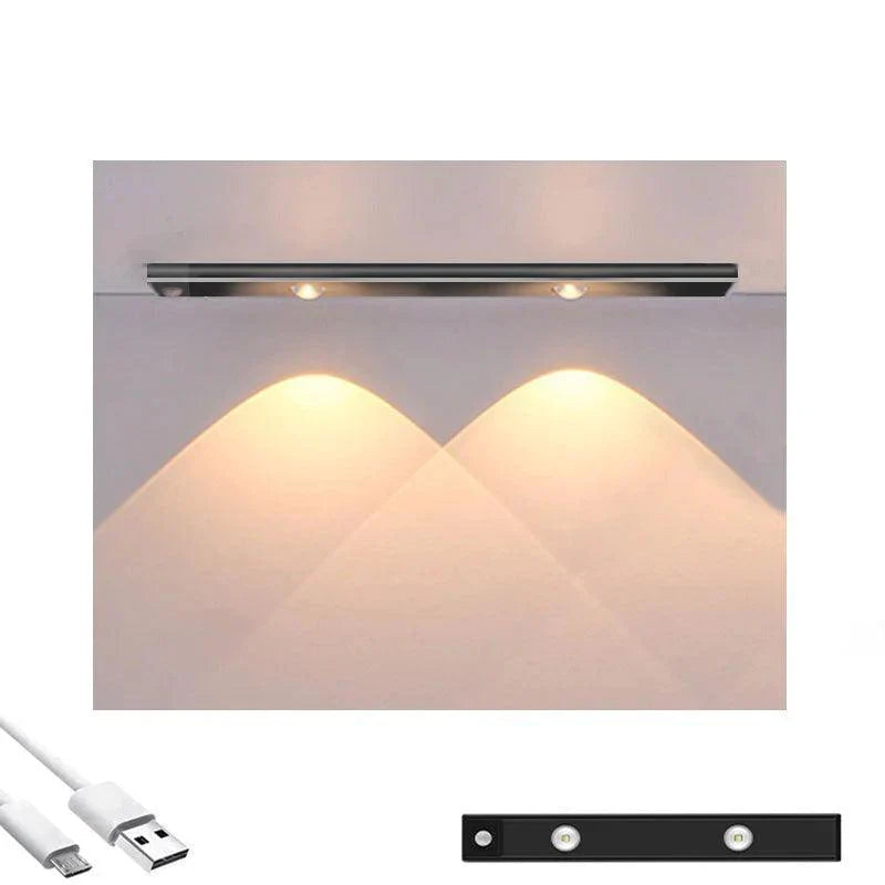 GlowMotion – LED motion sensor cabinet light USB rechargeable