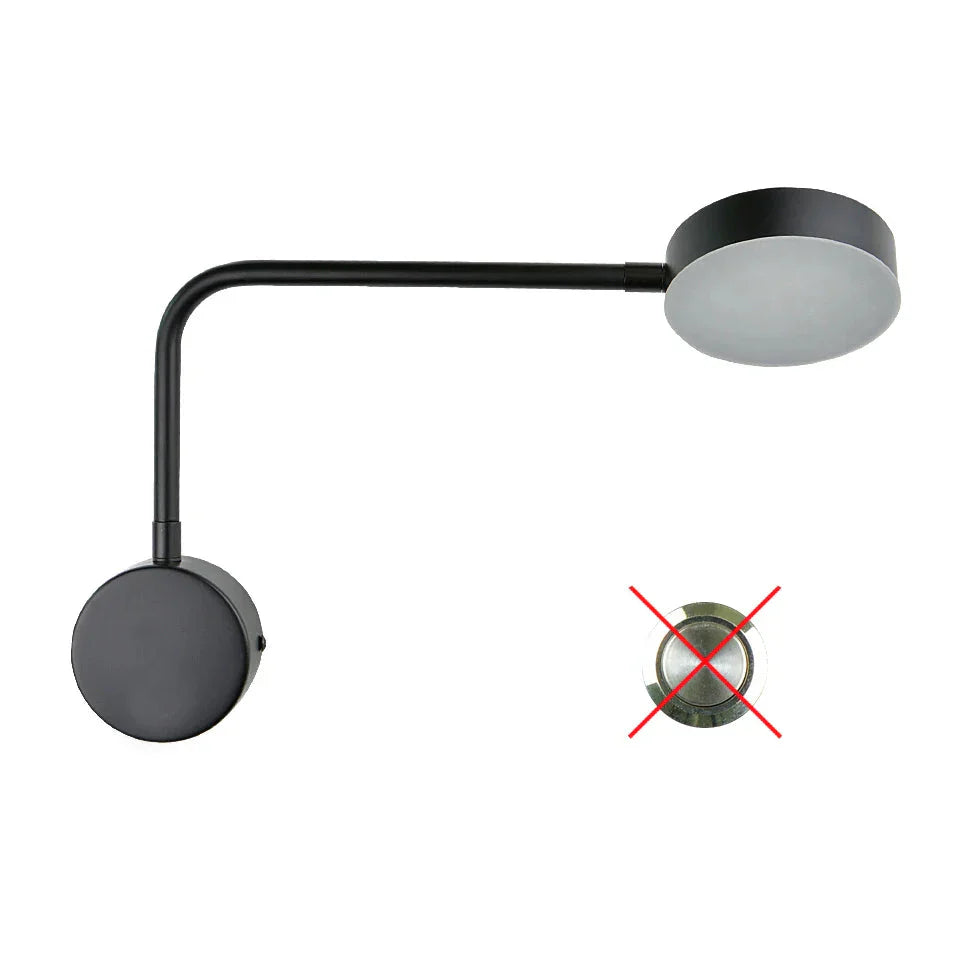 LumoraSpin – Rotating gold LED wall lamp with 350° adjustable light (7W)