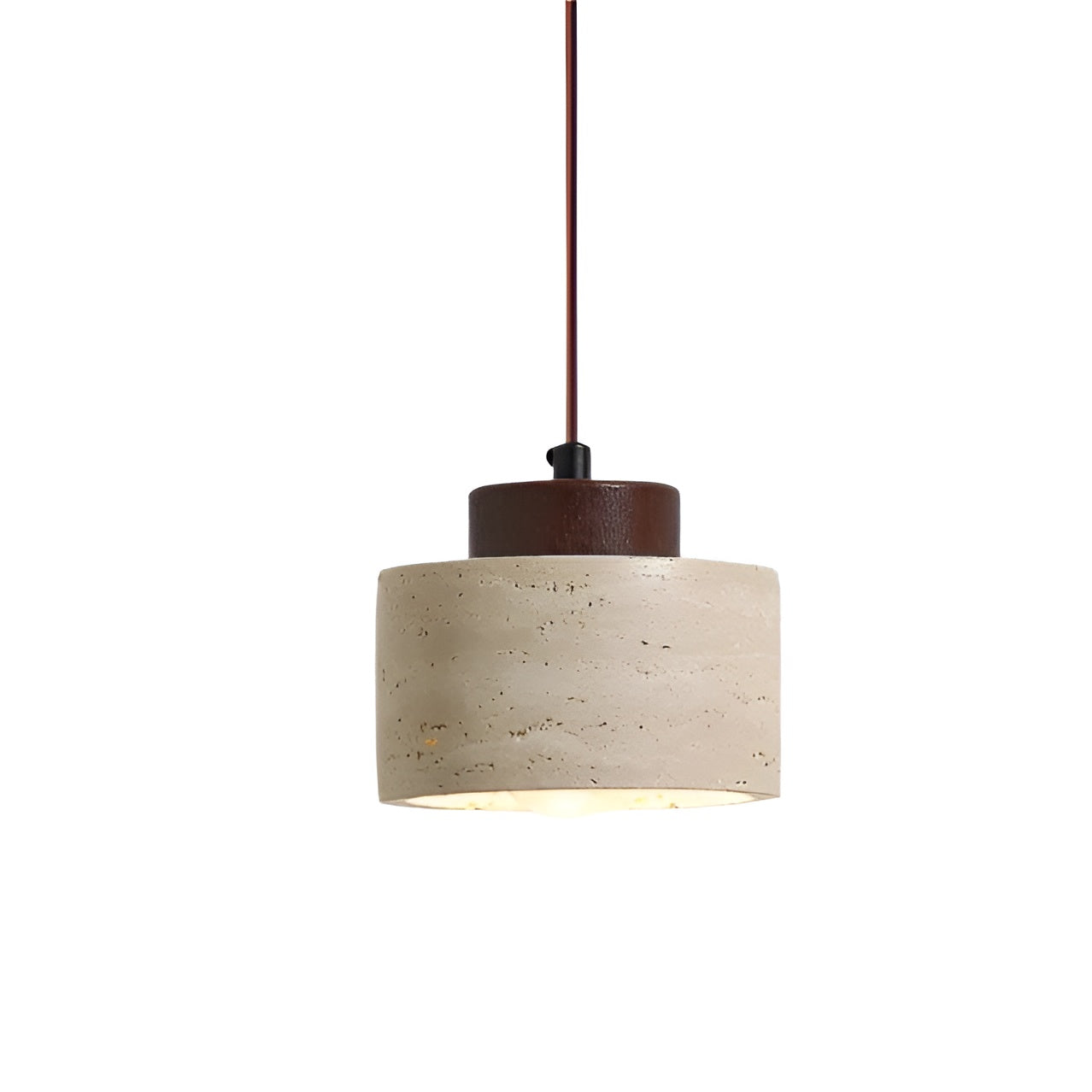 Lunavia – Nordic Travertine Pendant Light with LED for Elegant Minimalist Interiors