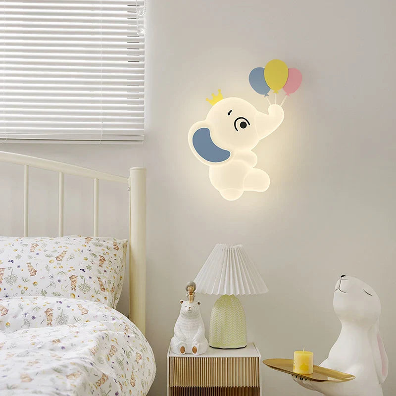 ElephantGlow – Elephant-shaped LED wall lamp with adjustable lighting