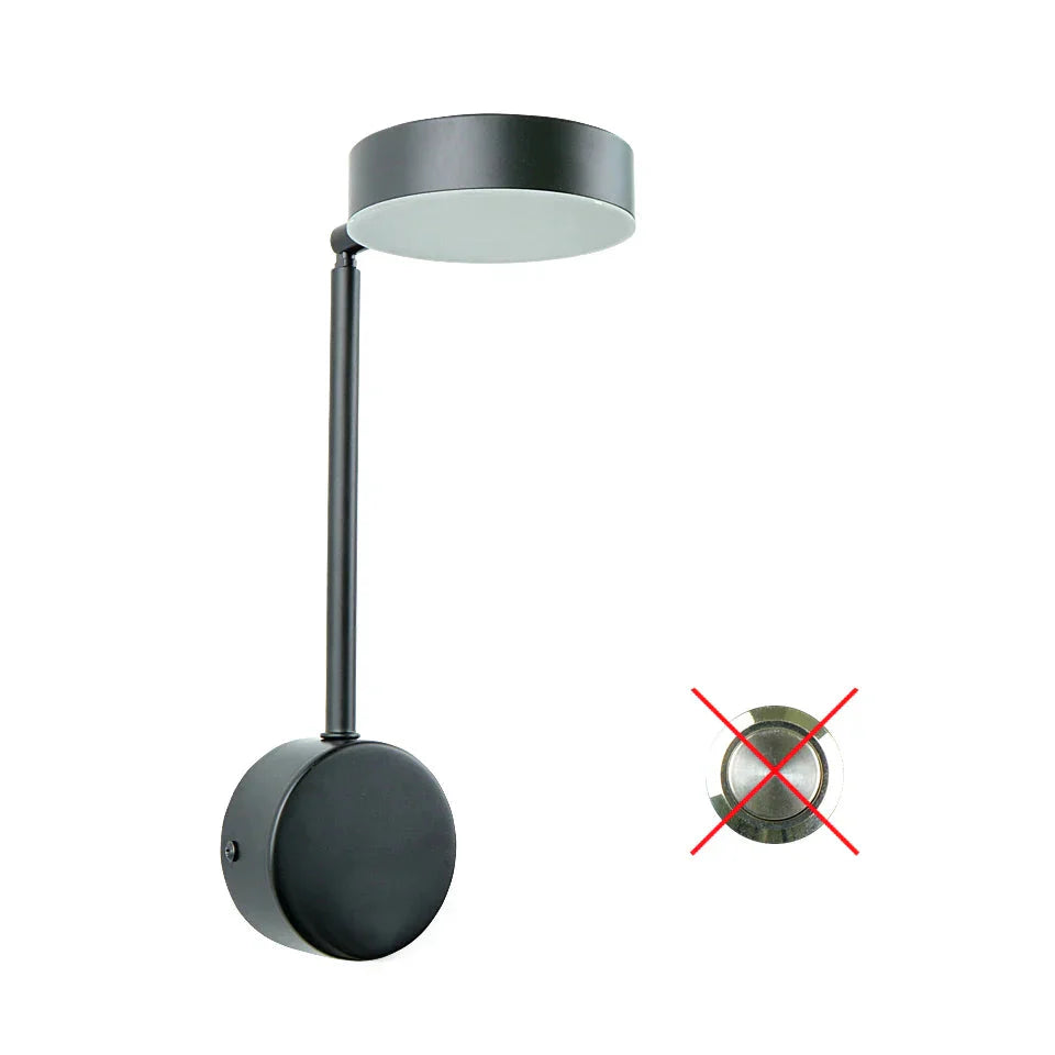 LumoraSpin – Rotating gold LED wall lamp with 350° adjustable light (7W)