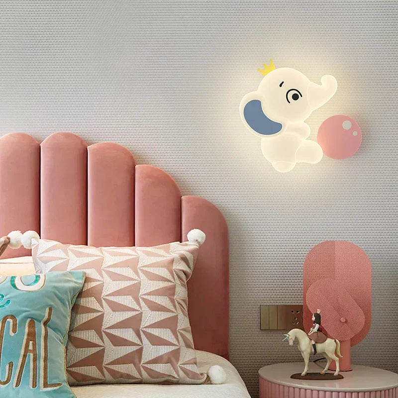 ElephantGlow – Elephant-shaped LED wall lamp with adjustable lighting