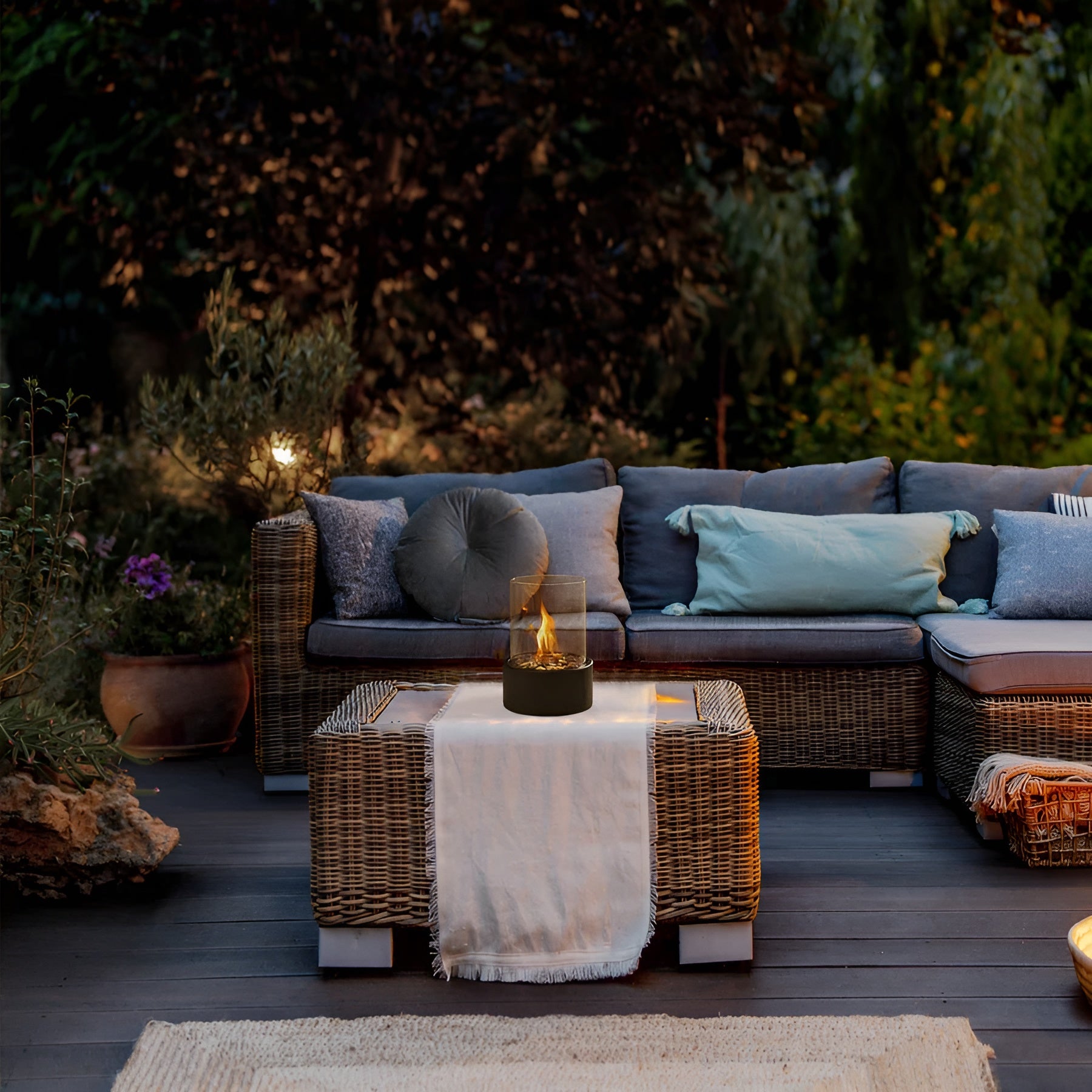 Flamara – Modern Portable Ethanol Fireplace for Indoor & Outdoor Use
