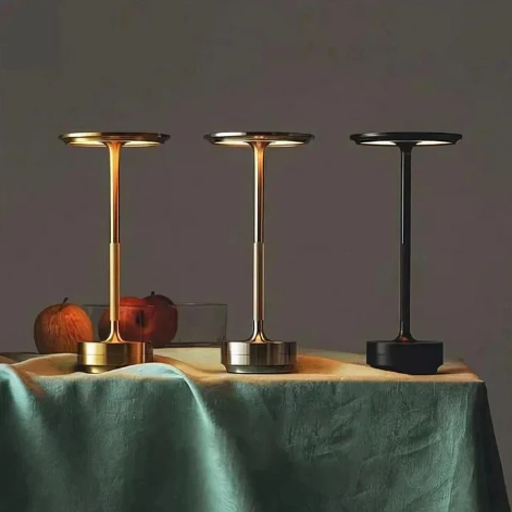 Glimmera – Rechargeable LED wireless table lamp with dimmable light & touch control