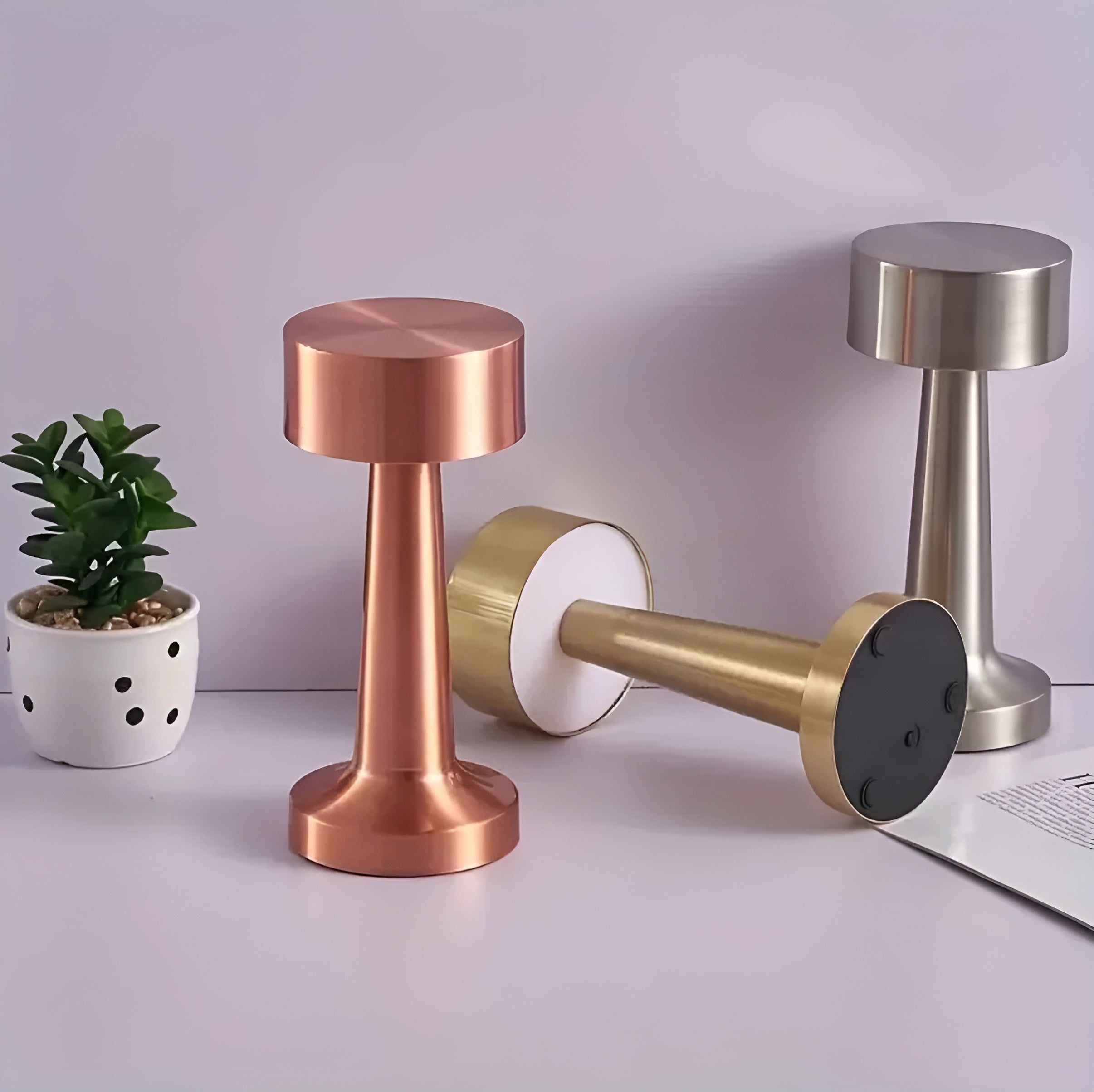 LumiSculpt – Cordless Dimmable LED Table Lamp with Modern Rechargeable Light