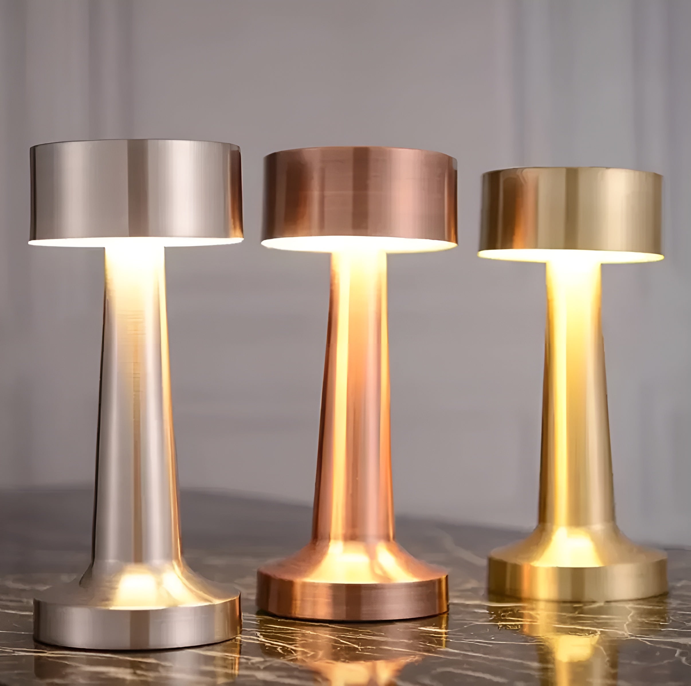 LumiSculpt – Cordless Dimmable LED Table Lamp with Modern Rechargeable Light