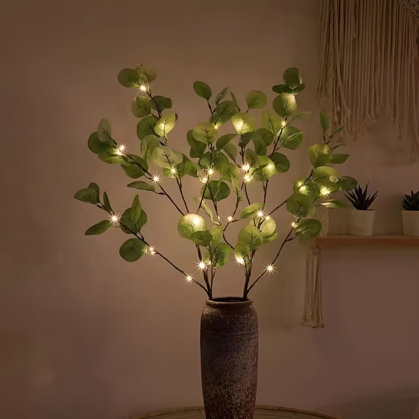 Starverra – Bright Olive Branch Lighting Warm LED Indoor Decorative Light Branch
