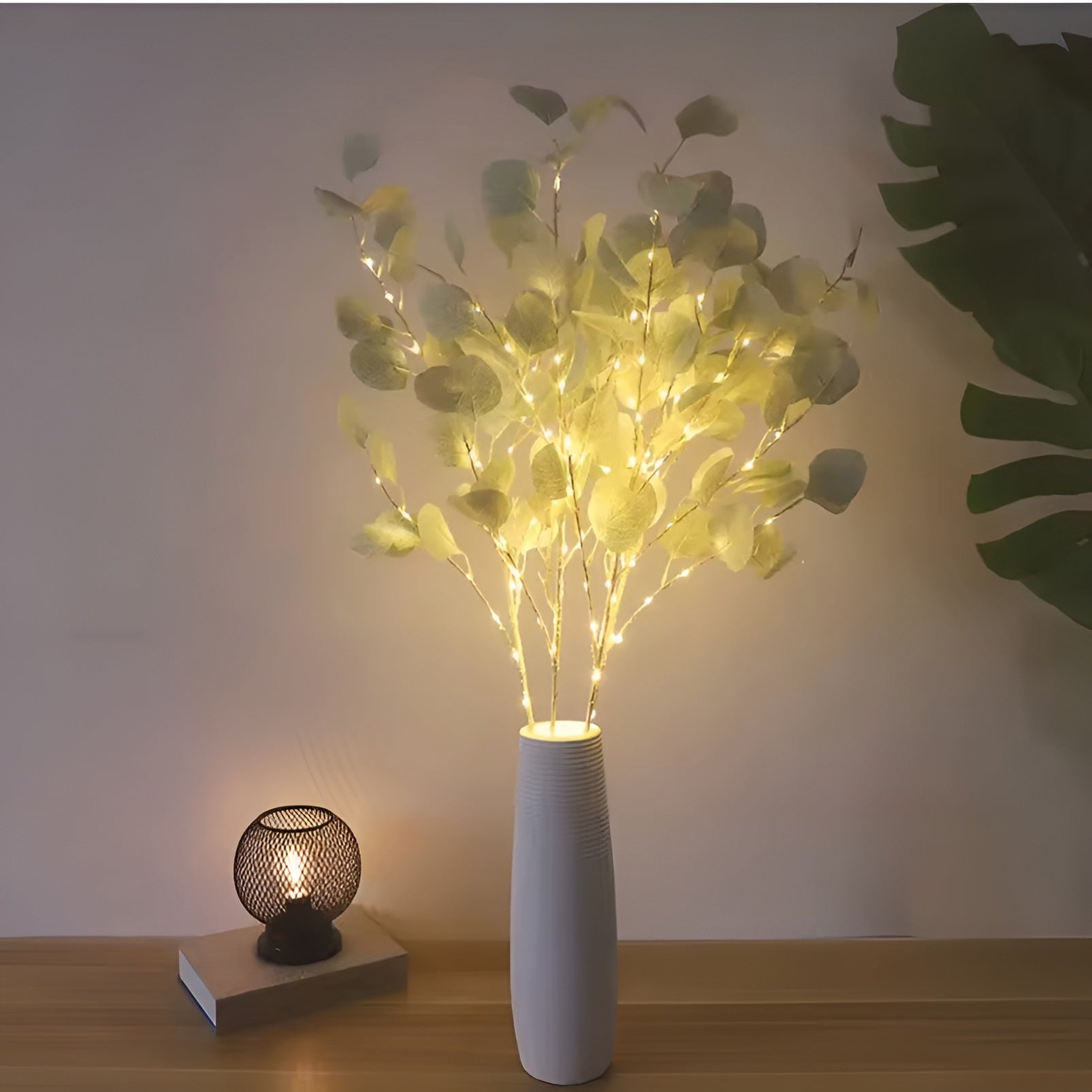 Starverra – Bright Olive Branch Lighting Warm LED Indoor Decorative Light Branch