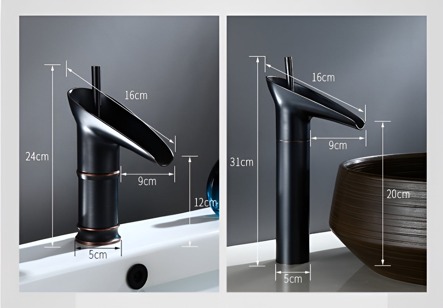 AquaHeritage – Antique Brass Waterfall Bathroom Faucet a Luxury Basin Mixer Tap