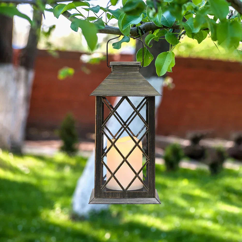 SunGlow – Solar-powered garden lantern with warm LED light (29 cm)