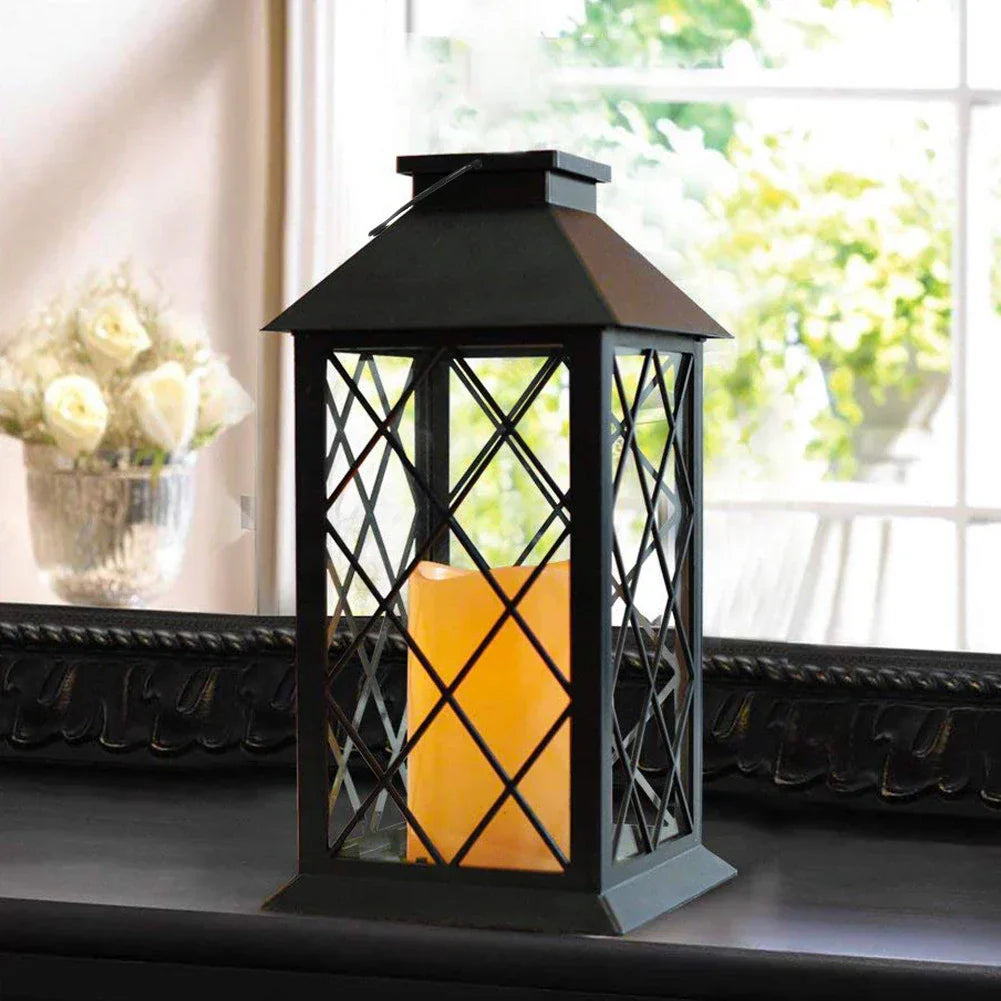 SunGlow – Solar-powered garden lantern with warm LED light (29 cm)