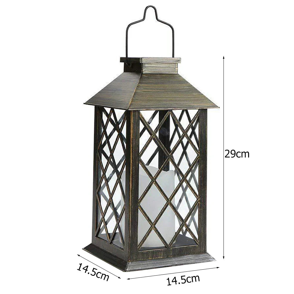 SunGlow – Solar-powered garden lantern with warm LED light (29 cm)