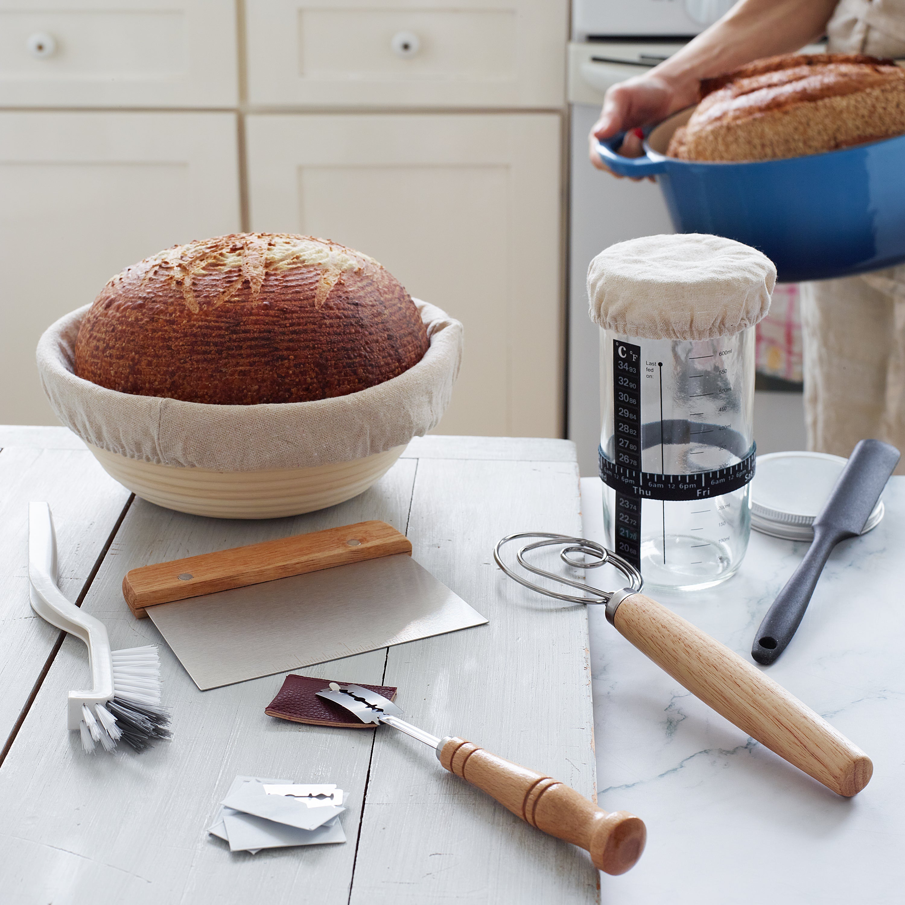 Crustoria – Sourdough Baking Set with Complete Artisan Bread Making Kit