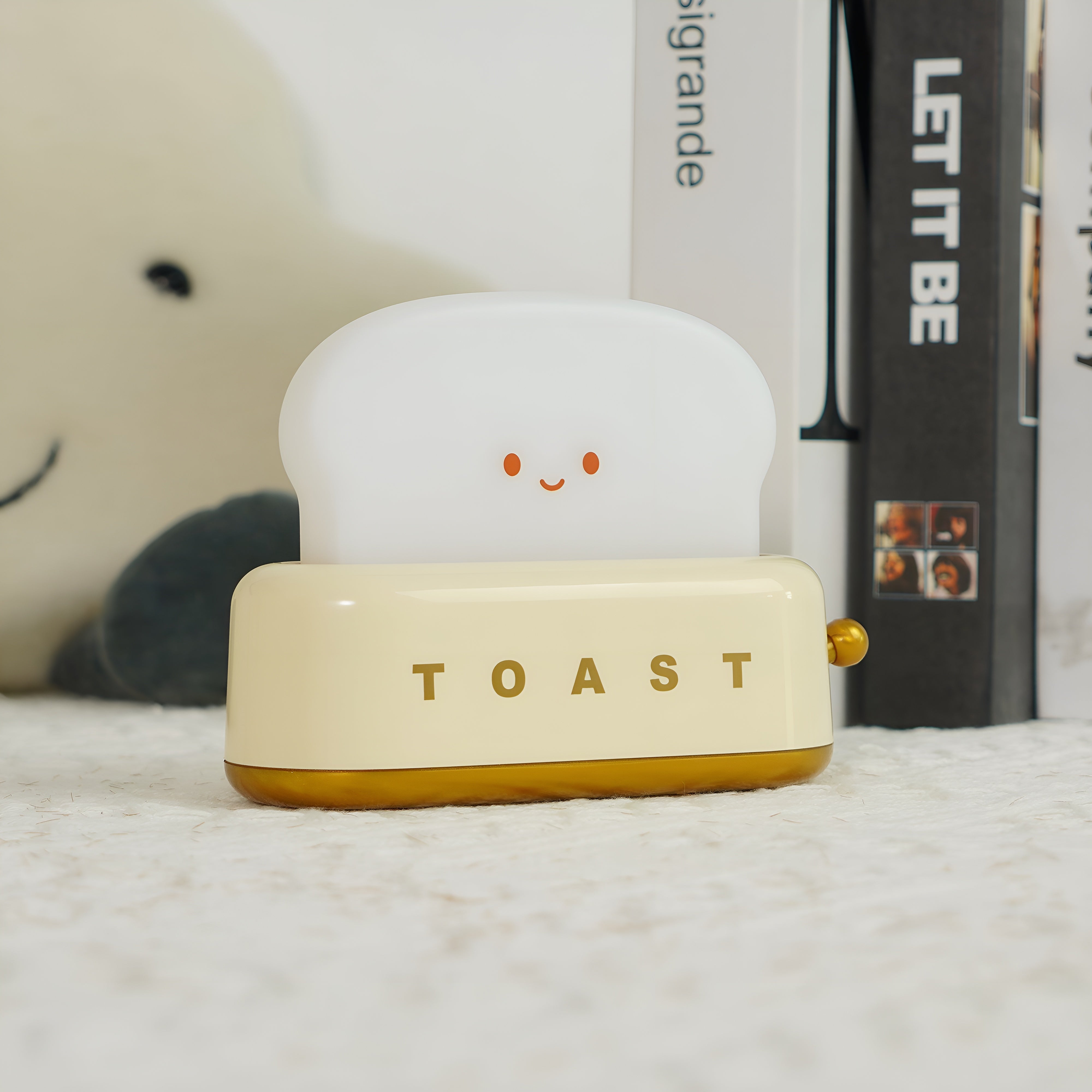 ToastiGlow β Toaster Table Lamp with Built In Battery Warm LED Light