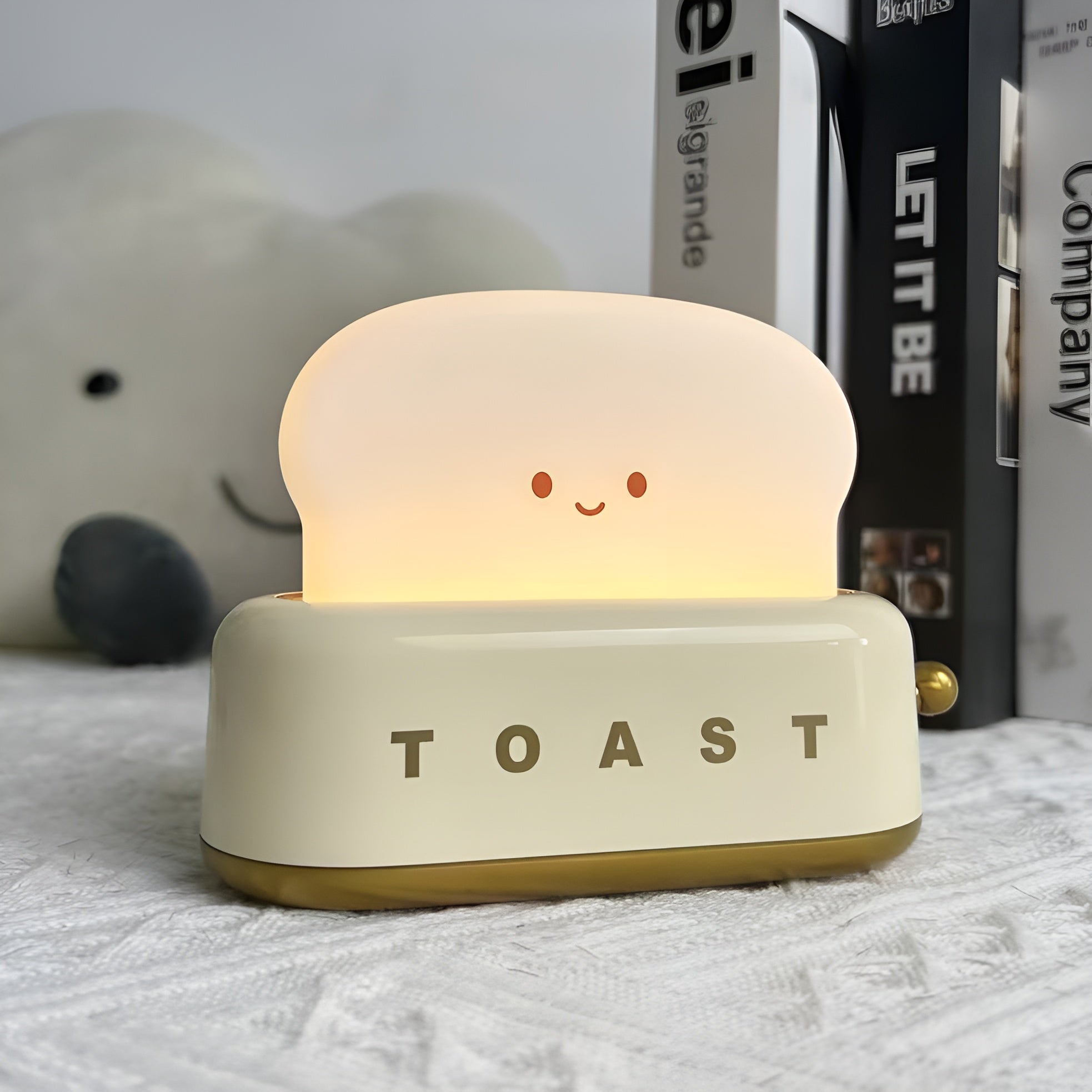 ToastiGlow – Toaster Table Lamp with Built In Battery Warm LED Light