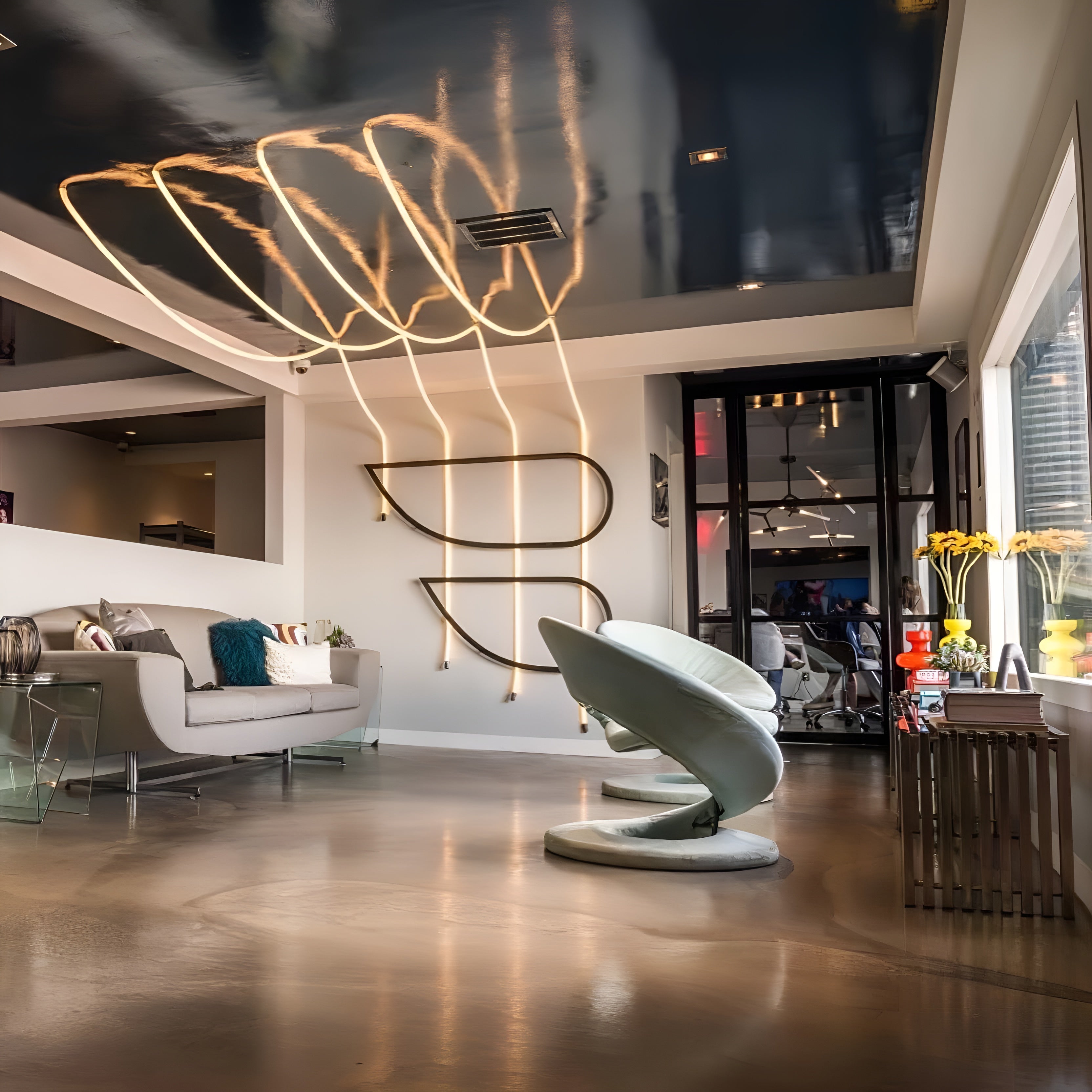 Luminexia – Flex LED Pendant Light with Adjustable Sculptural Modern Design