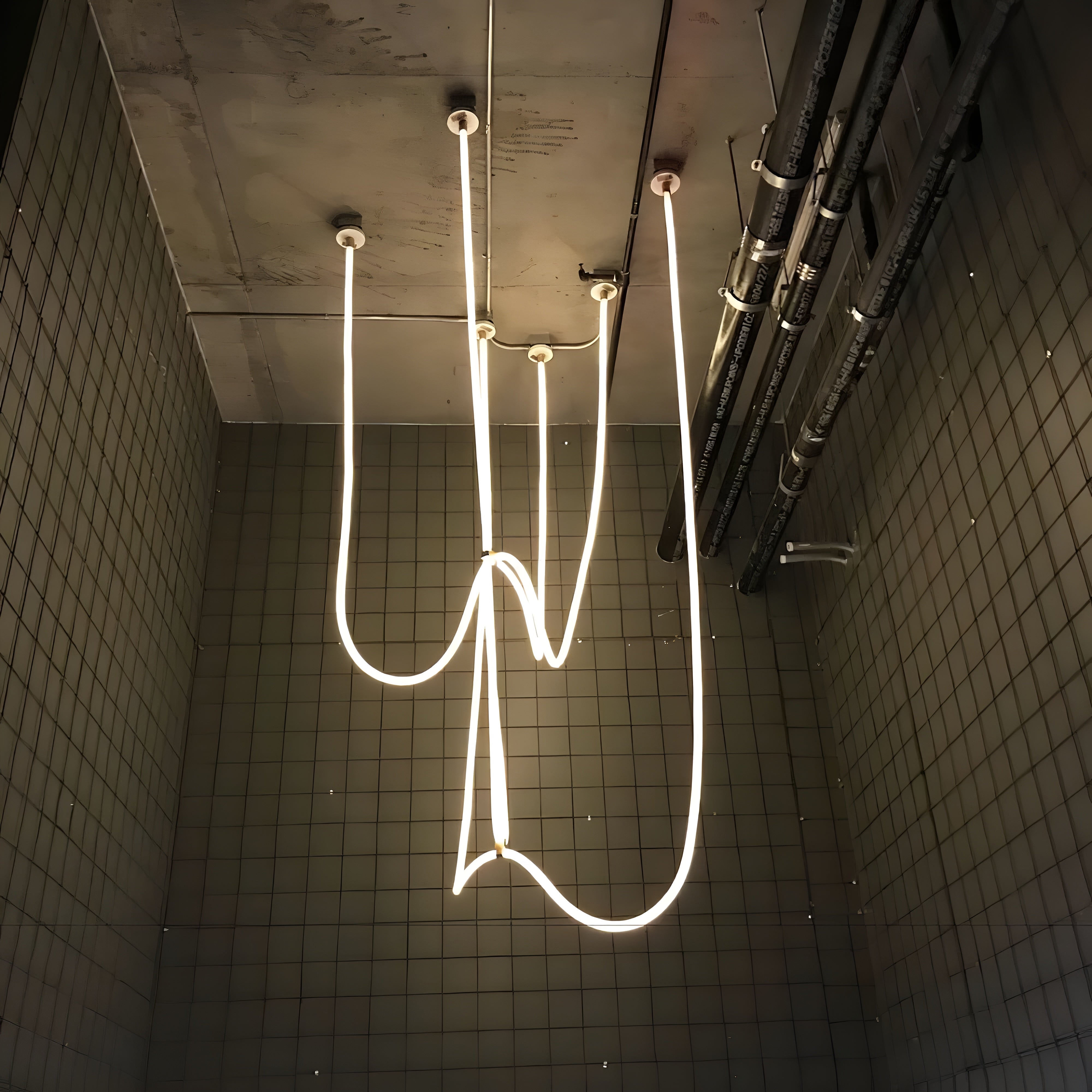 Luminexia – Flex LED Pendant Light with Adjustable Sculptural Modern Design