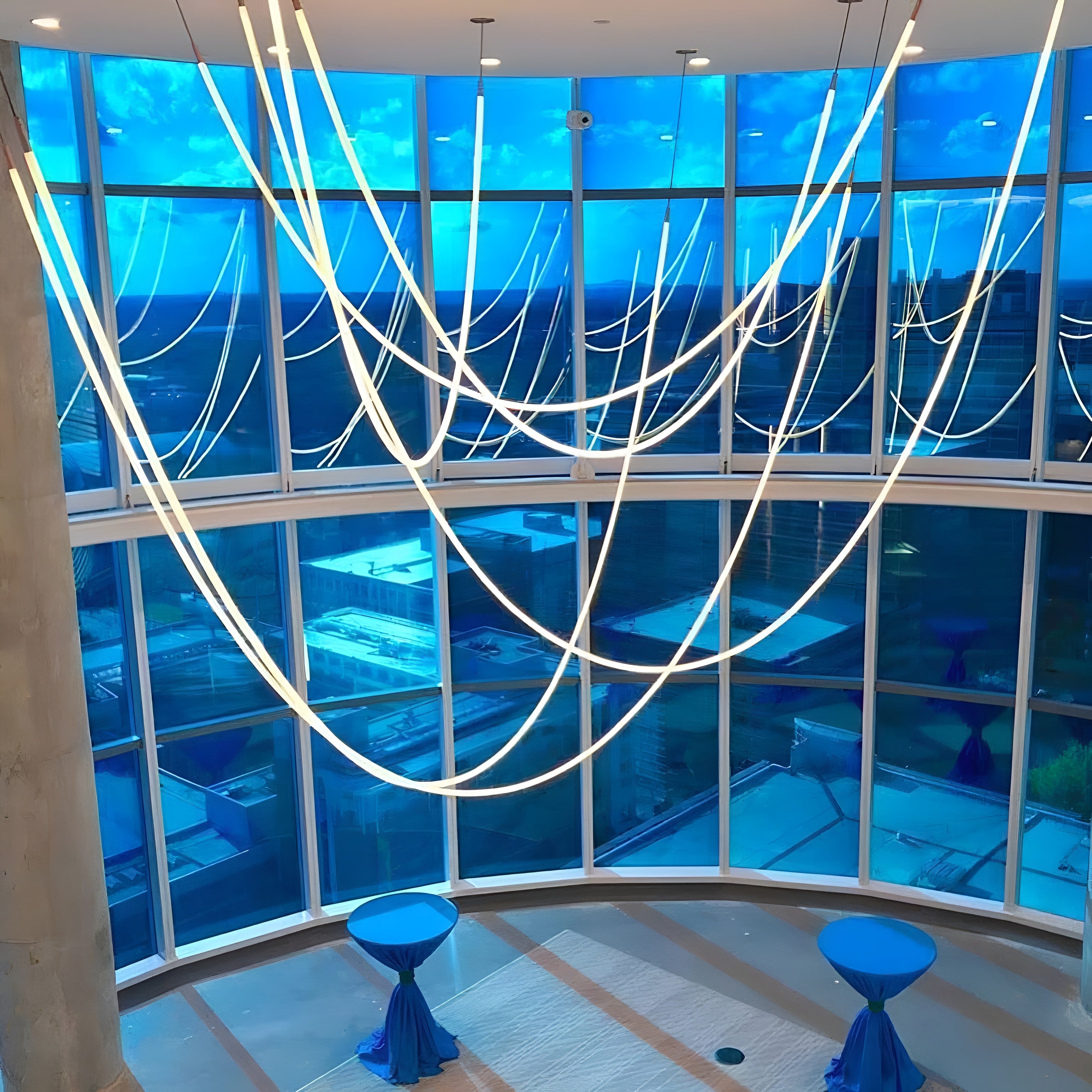 Luminexia – Flex LED Pendant Light with Adjustable Sculptural Modern Design