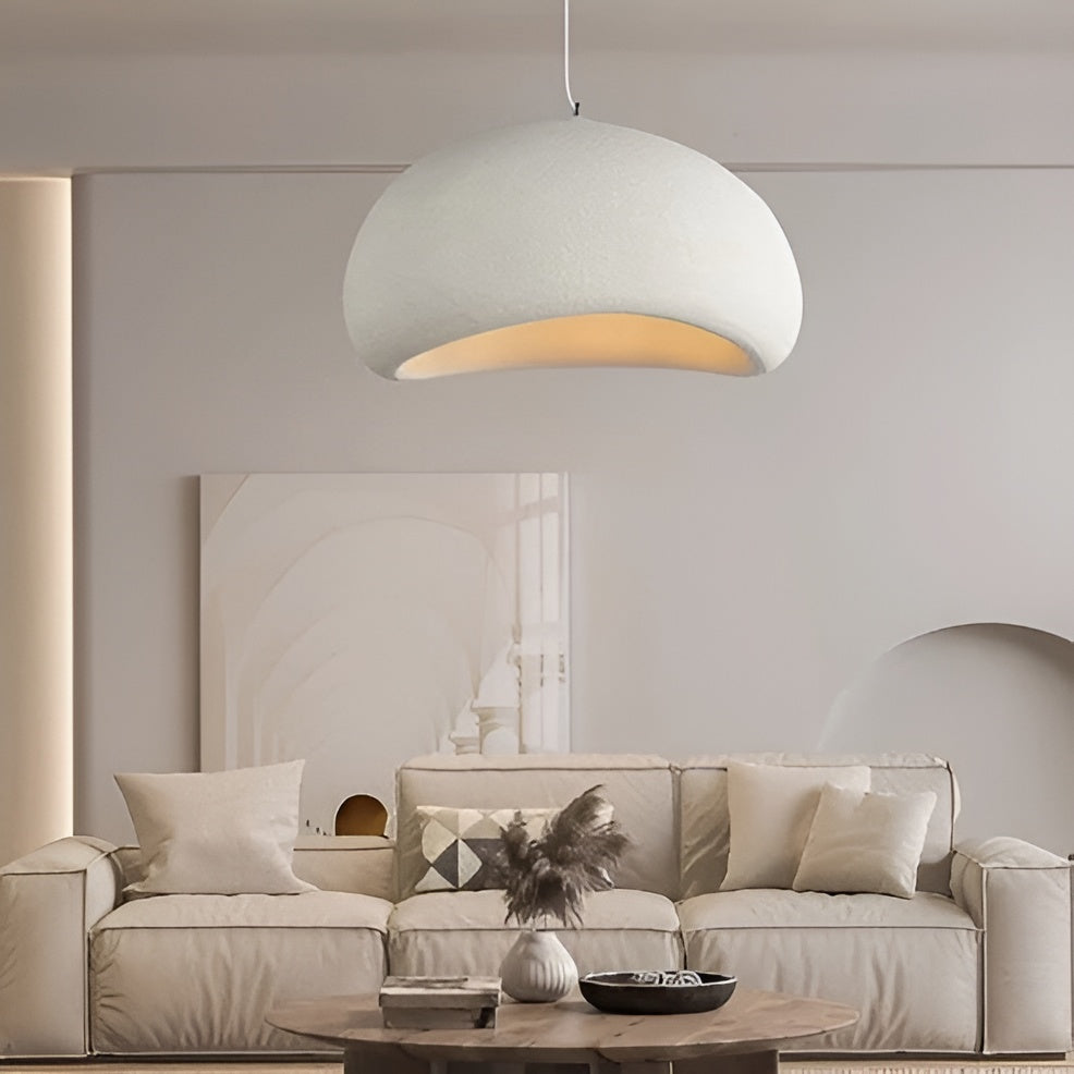AetherGlow – Wabi Sabi Cloud Japandi Pendant Light for Serene Spaces